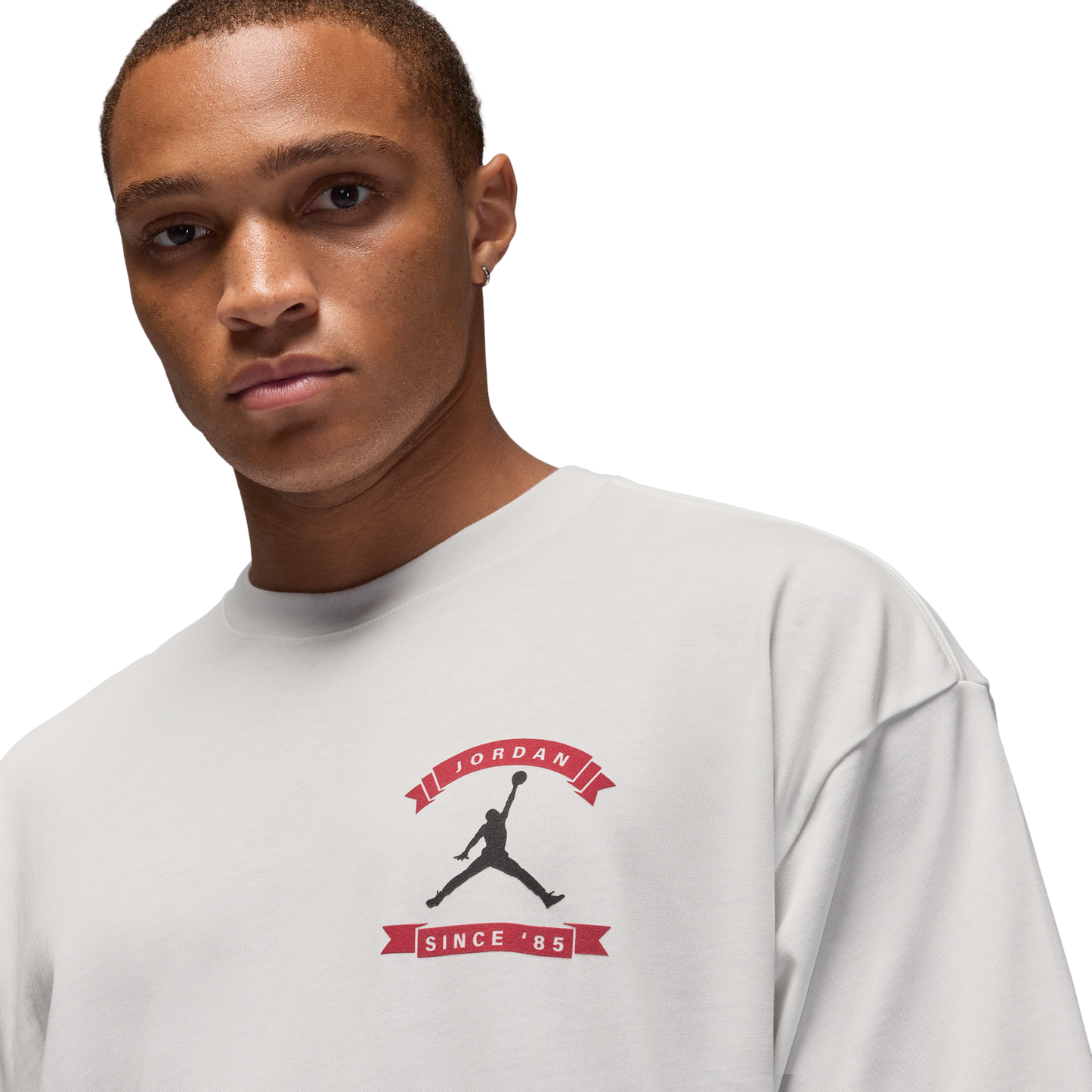 Jordan MJ Reissue Oversized Short Sleeve Crew CLD - Men's - Summit White/Summit White