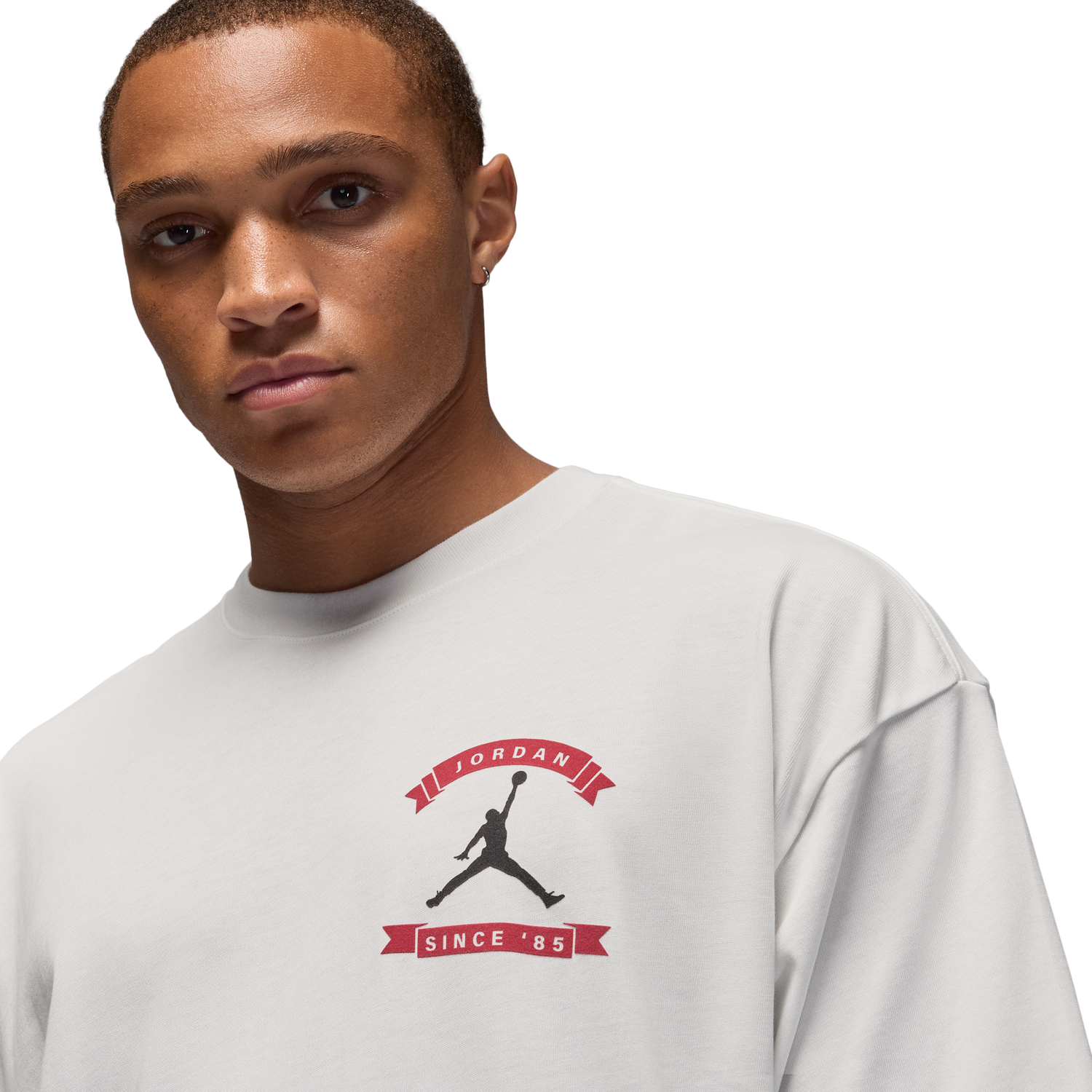 Jordan MJ Reissue Oversized Short Sleeve Crew CLD - Men's - Summit White/Summit White