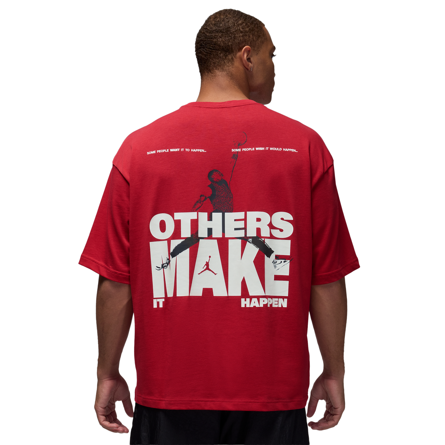 Jordan MJ Reissue Oversized Short Sleeve Crew CLD - Men's - Gym Red/Gym Red