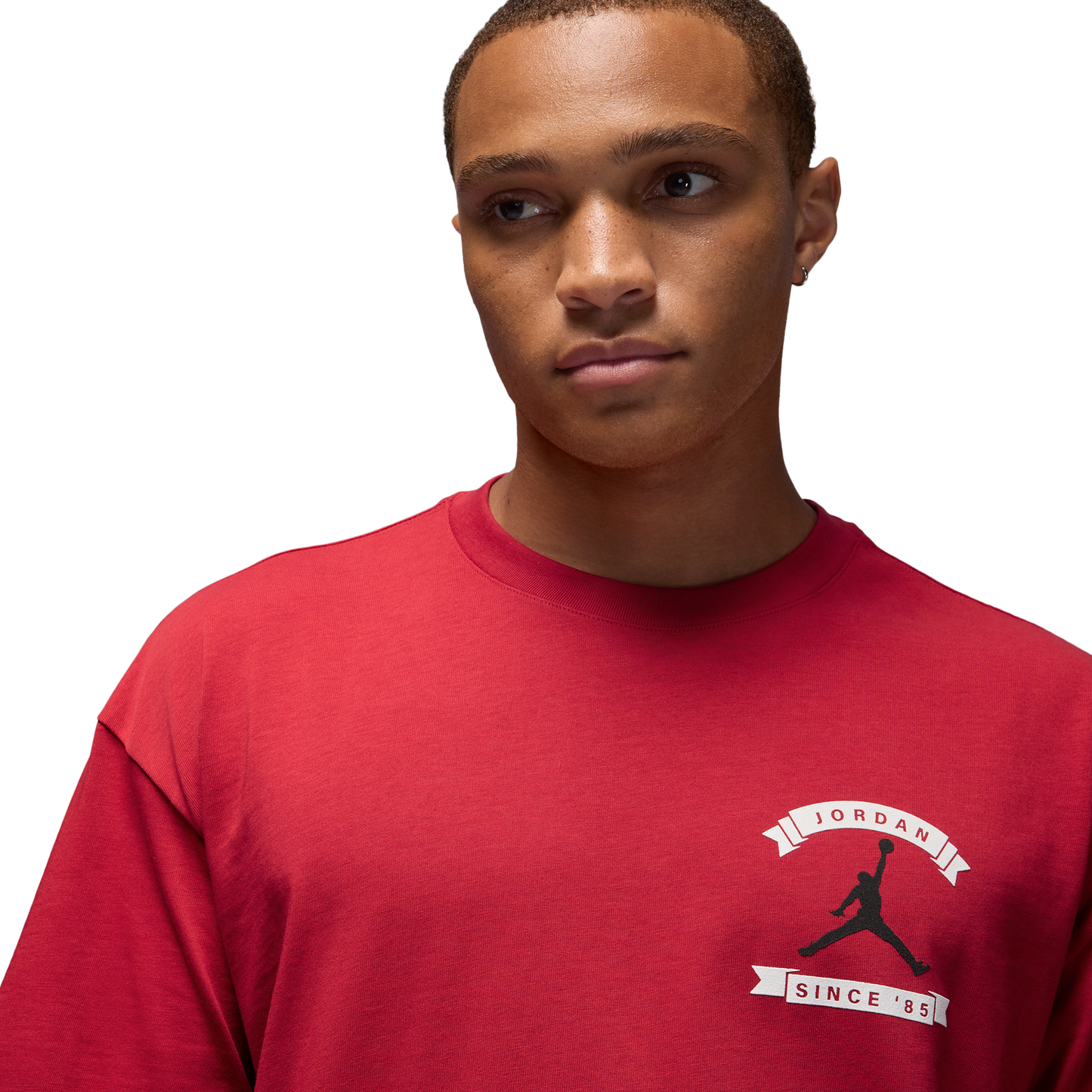 Jordan MJ Reissue Oversized Short Sleeve Crew CLD - Men's - Gym Red/Gym Red