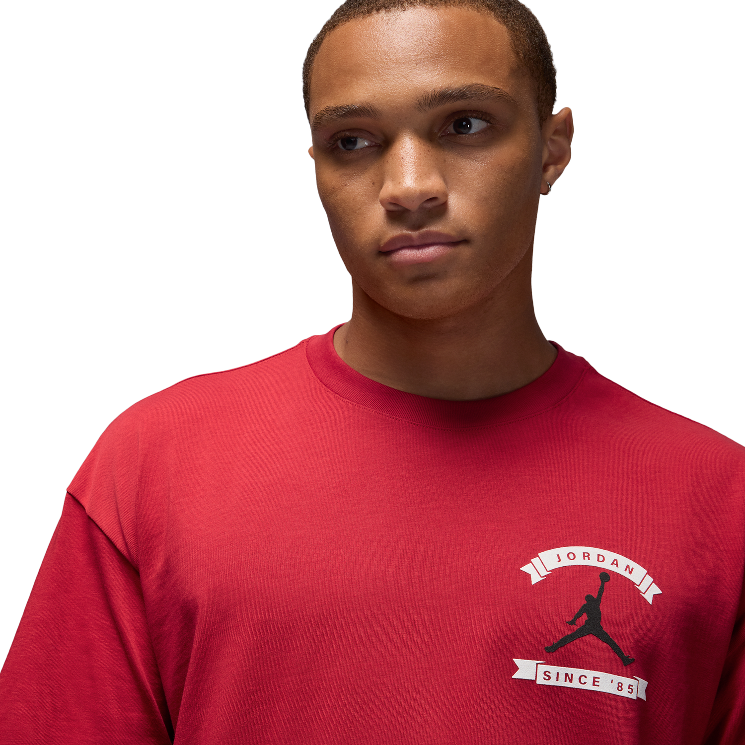 Jordan MJ Reissue Oversized Short Sleeve Crew CLD - Men's - Gym Red/Gym Red