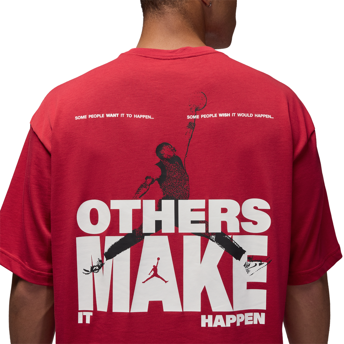 Jordan MJ Reissue Oversized Short Sleeve Crew CLD - Men's - Gym Red/Gym Red