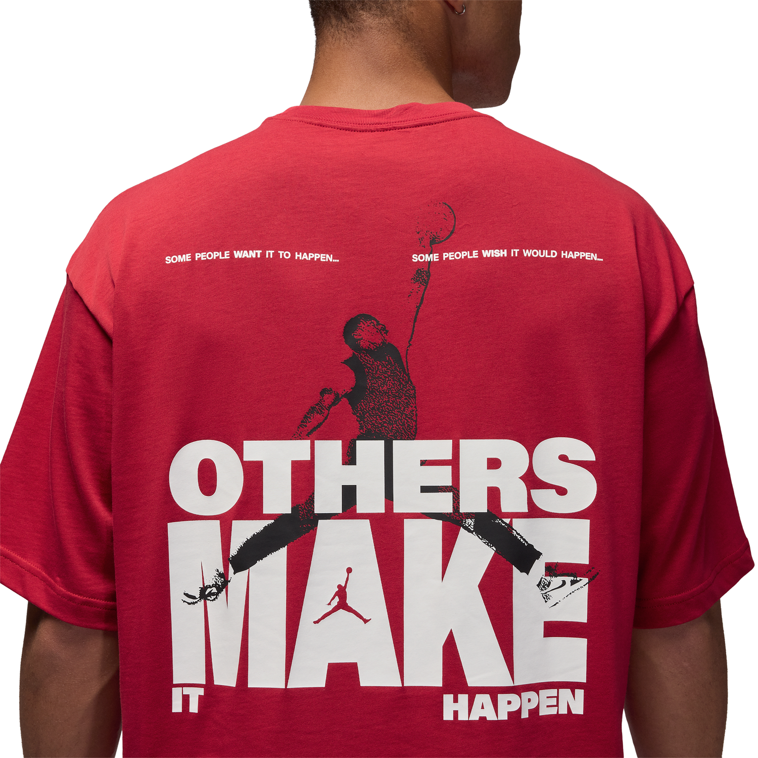 Jordan MJ Reissue Oversized Short Sleeve Crew CLD - Men's - Gym Red/Gym Red