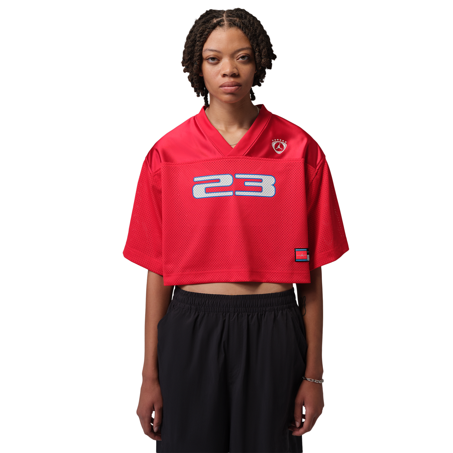 Jordan Brooklyn Short Sleeve FC Jersey T-Shirt - Women's - University Red