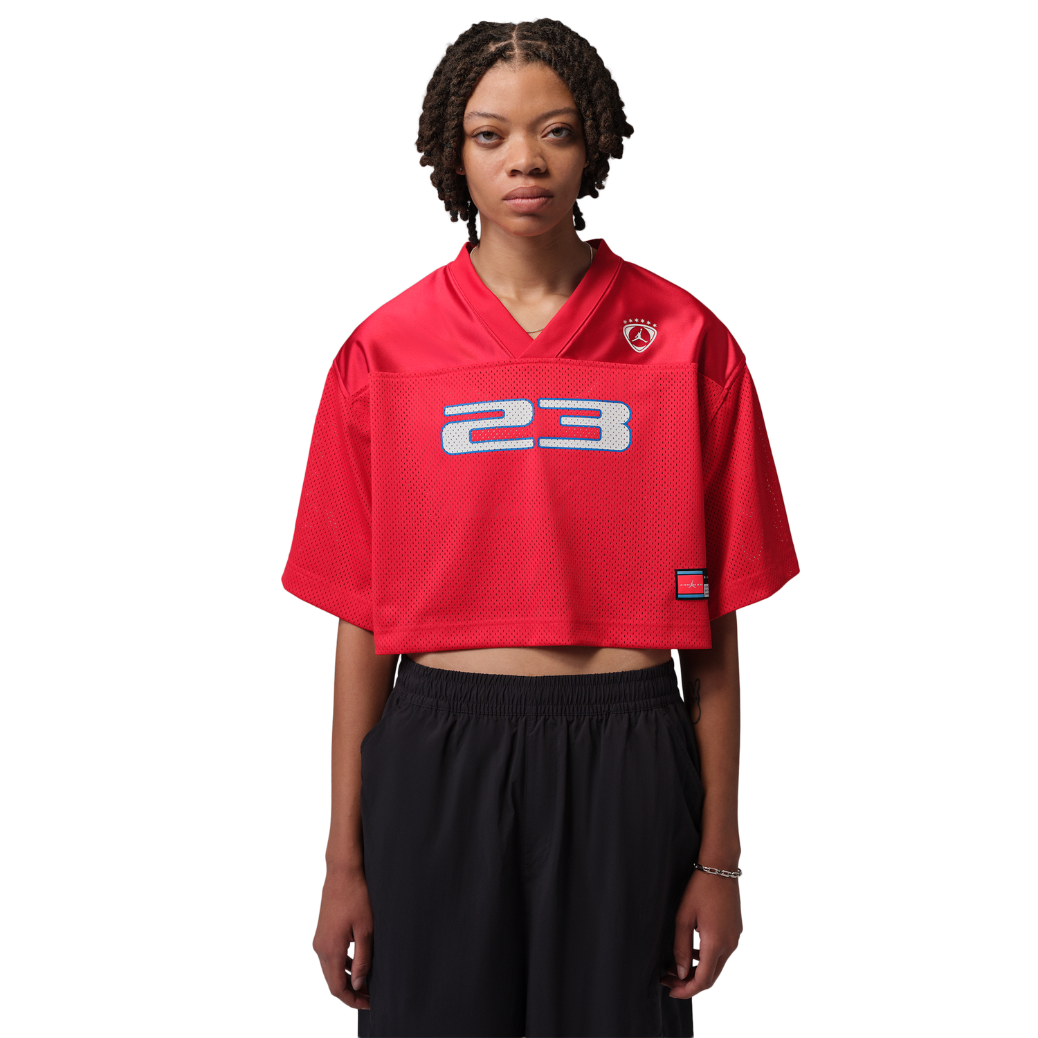 Jordan Brooklyn Short Sleeve FC Jersey T-Shirt - Women's - University Red