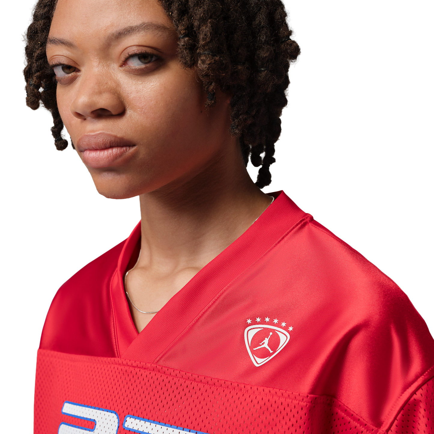Jordan Brooklyn Short Sleeve FC Jersey T-Shirt - Women's - University Red