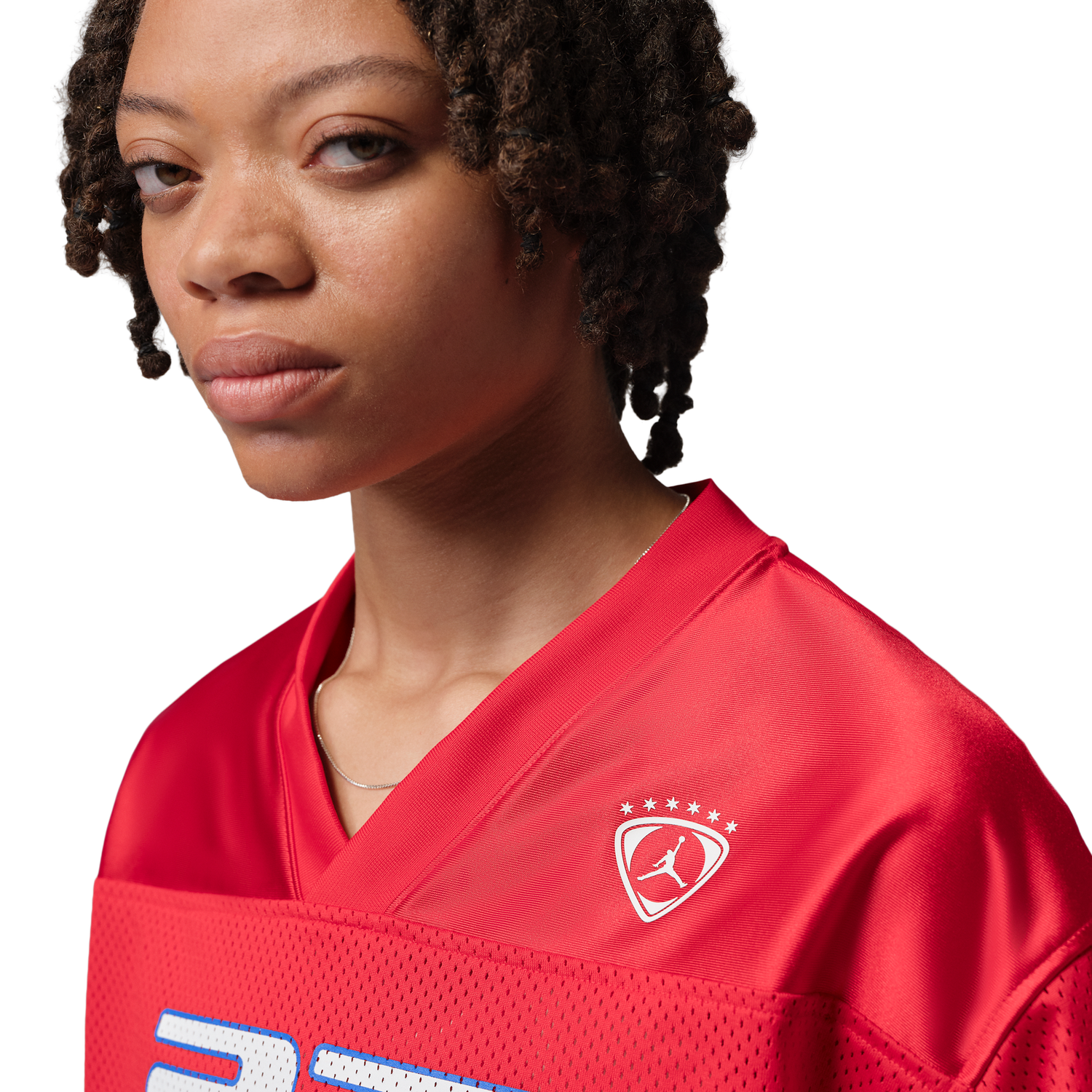 Jordan Brooklyn Short Sleeve FC Jersey T-Shirt - Women's - University Red