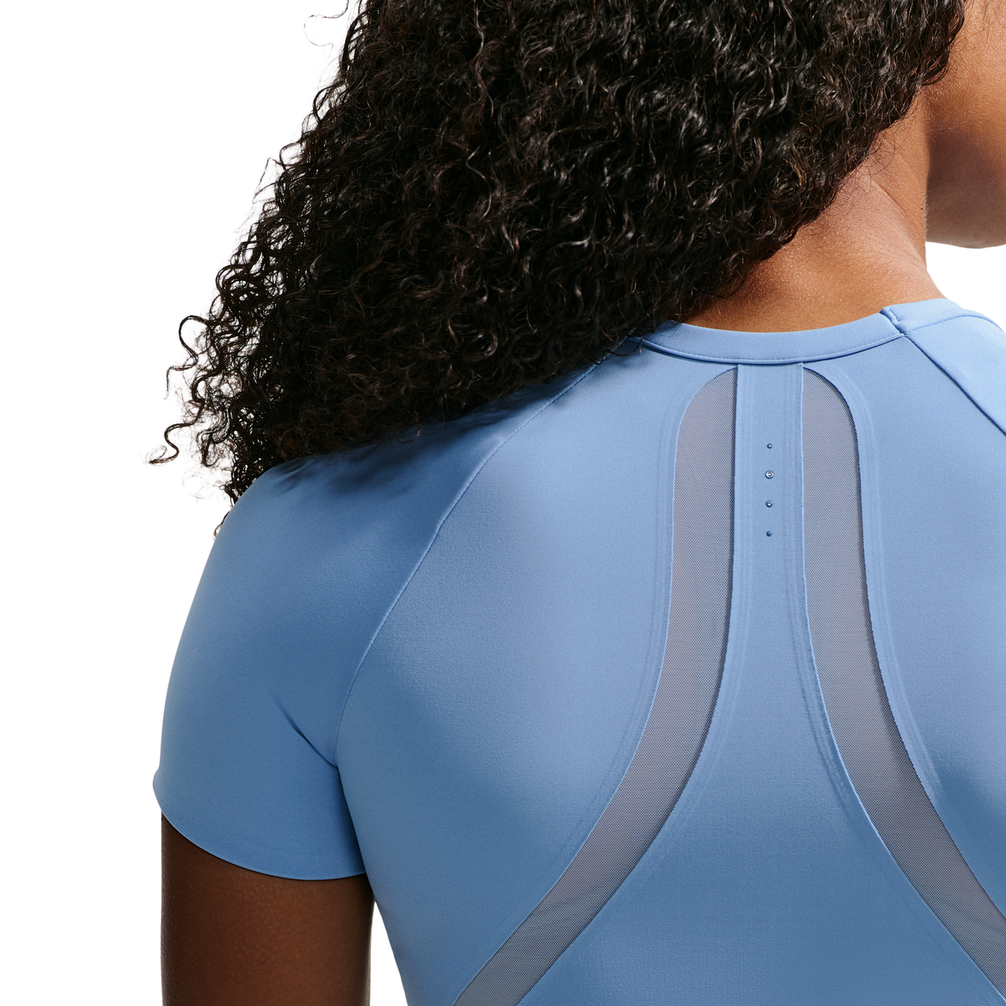Nike Dri-FIT Universal SS Mesh Top - Women's - Work Blue/Chambray/New Slate