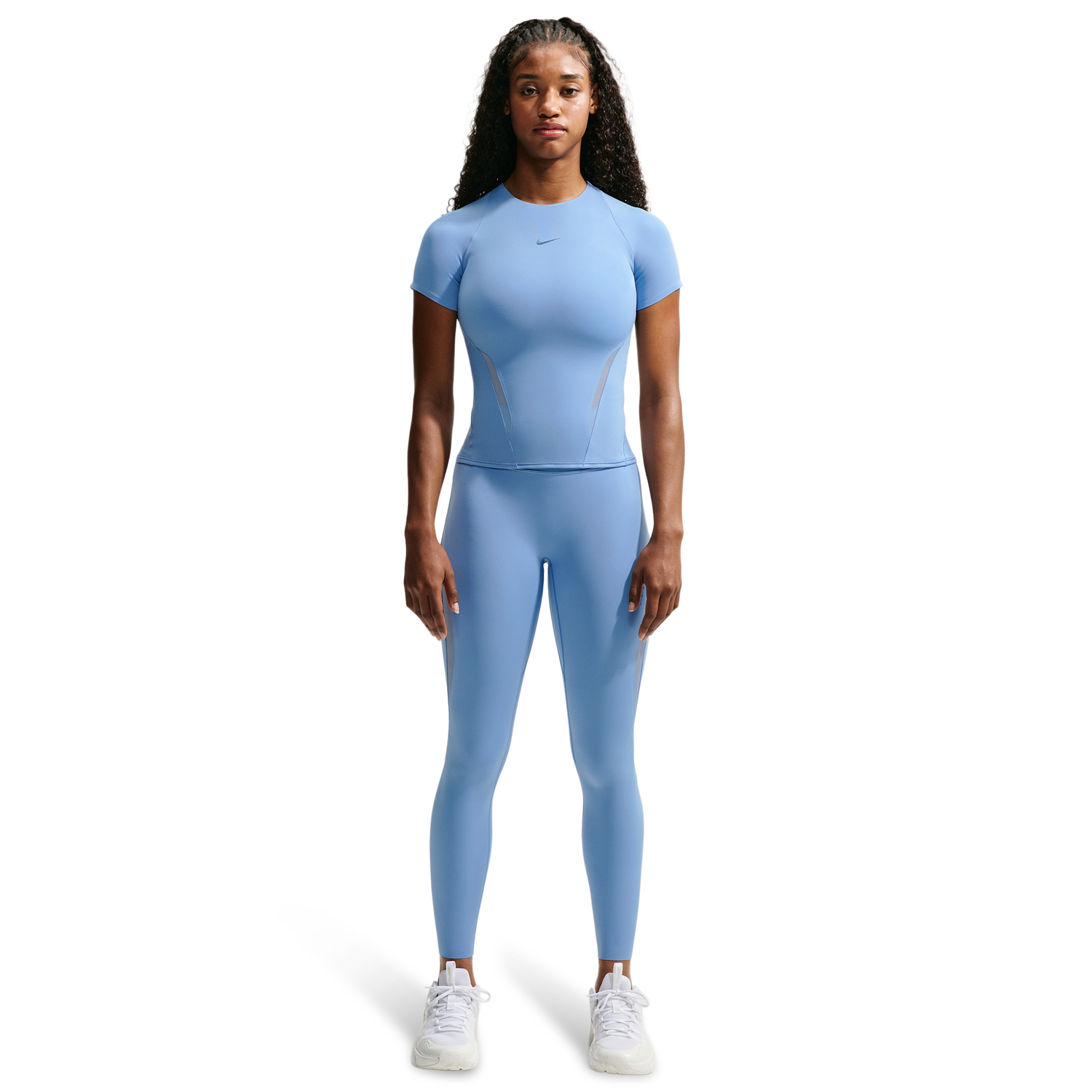 Nike Dri-FIT Universal SS Mesh Top - Women's - Work Blue/Chambray/New Slate