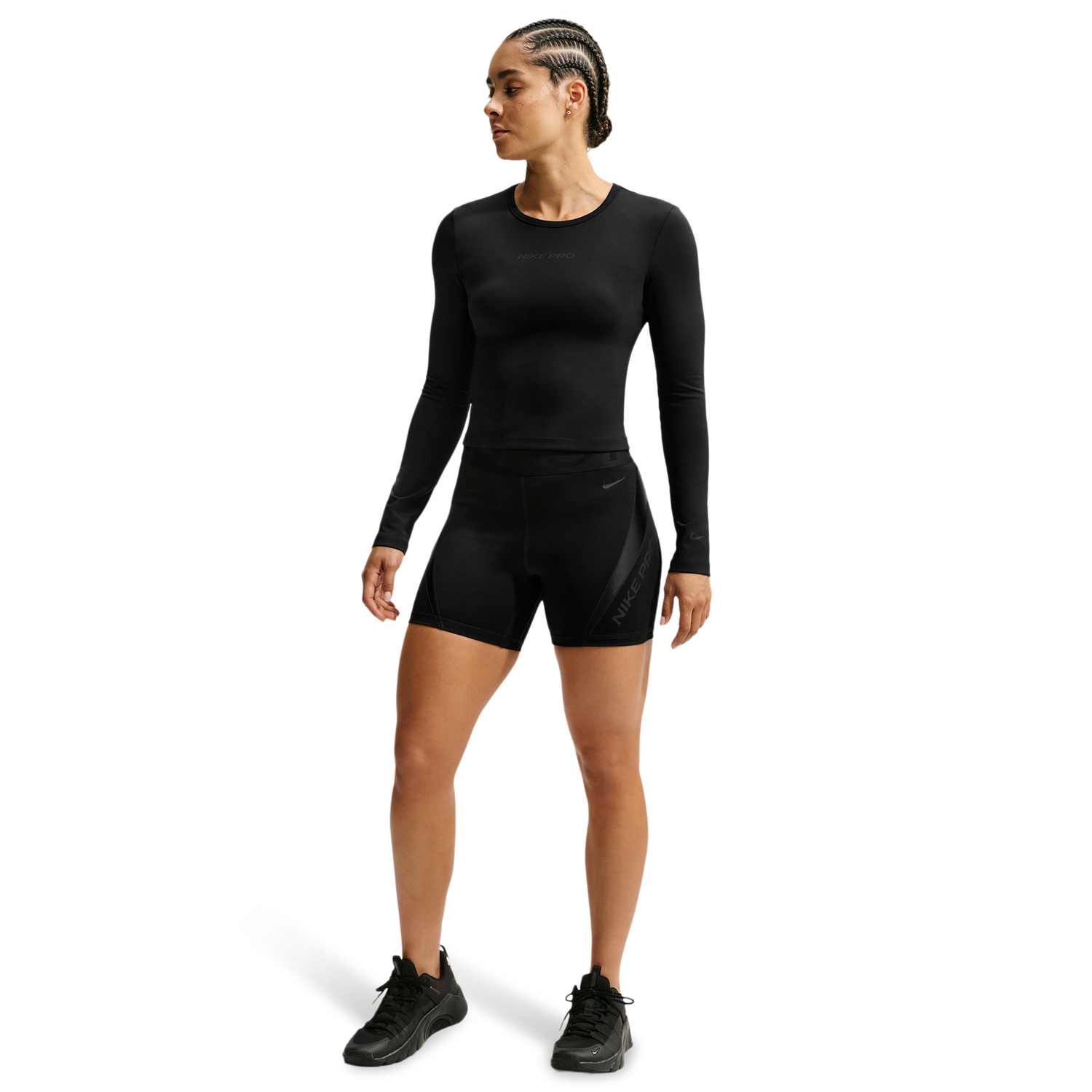 Nike Pro Dri-FIT Sculpt 5In Short - Women's - Black/Black