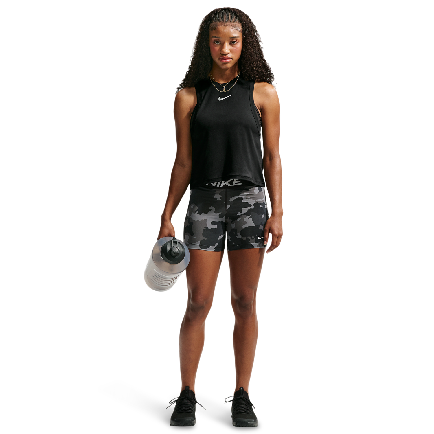 Nike Pro Dri-FIT Tank TT Gradient - Women's - Black/White