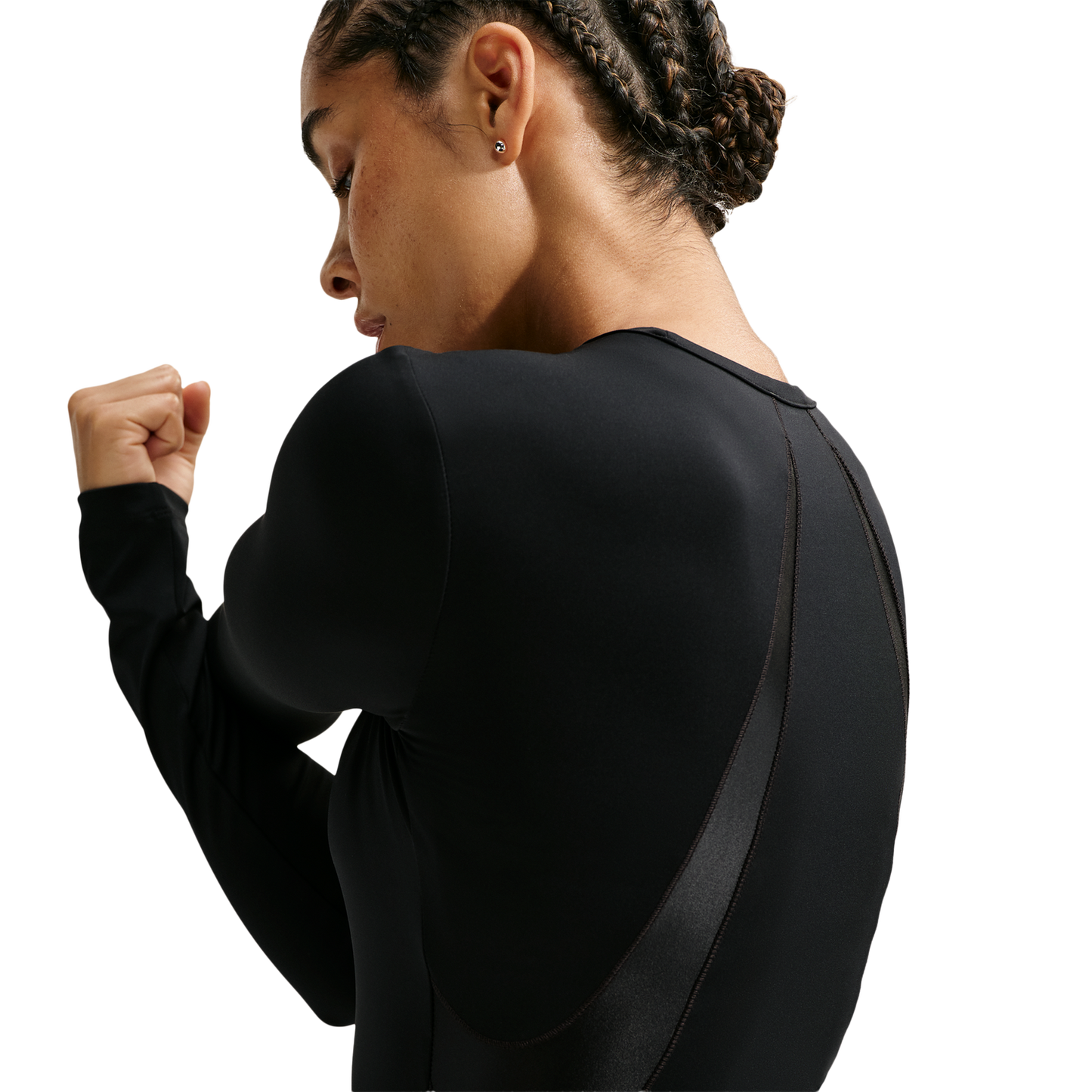 Nike Pro Sculpt LS Top - Women's - Black/Black