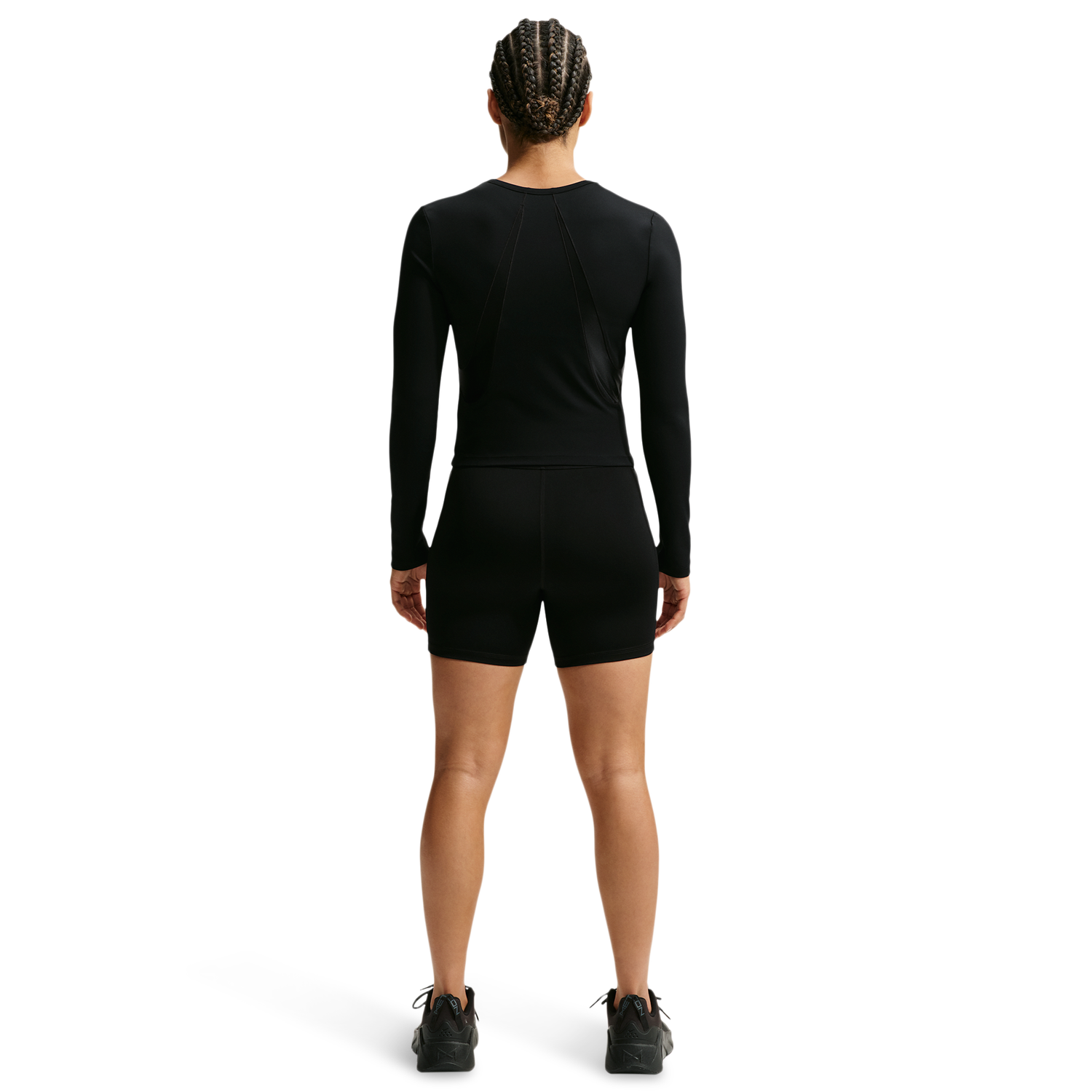 Nike Pro Sculpt LS Top - Women's - Black/Black