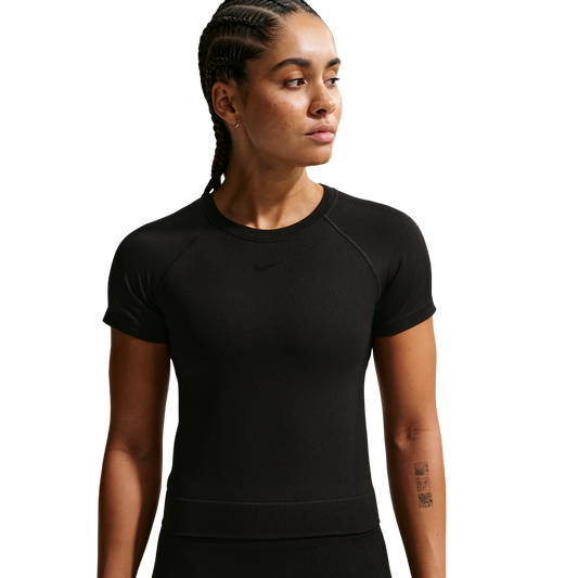 Nike Pro Dri-FIT Seamless SS Top - Women's - Black