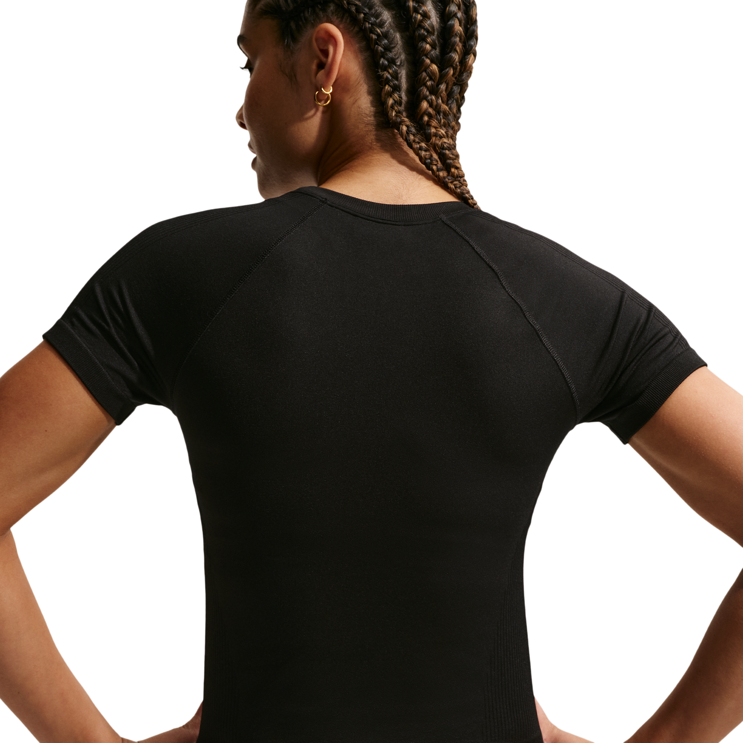 Nike Pro Dri-FIT Seamless SS Top - Women's - Black