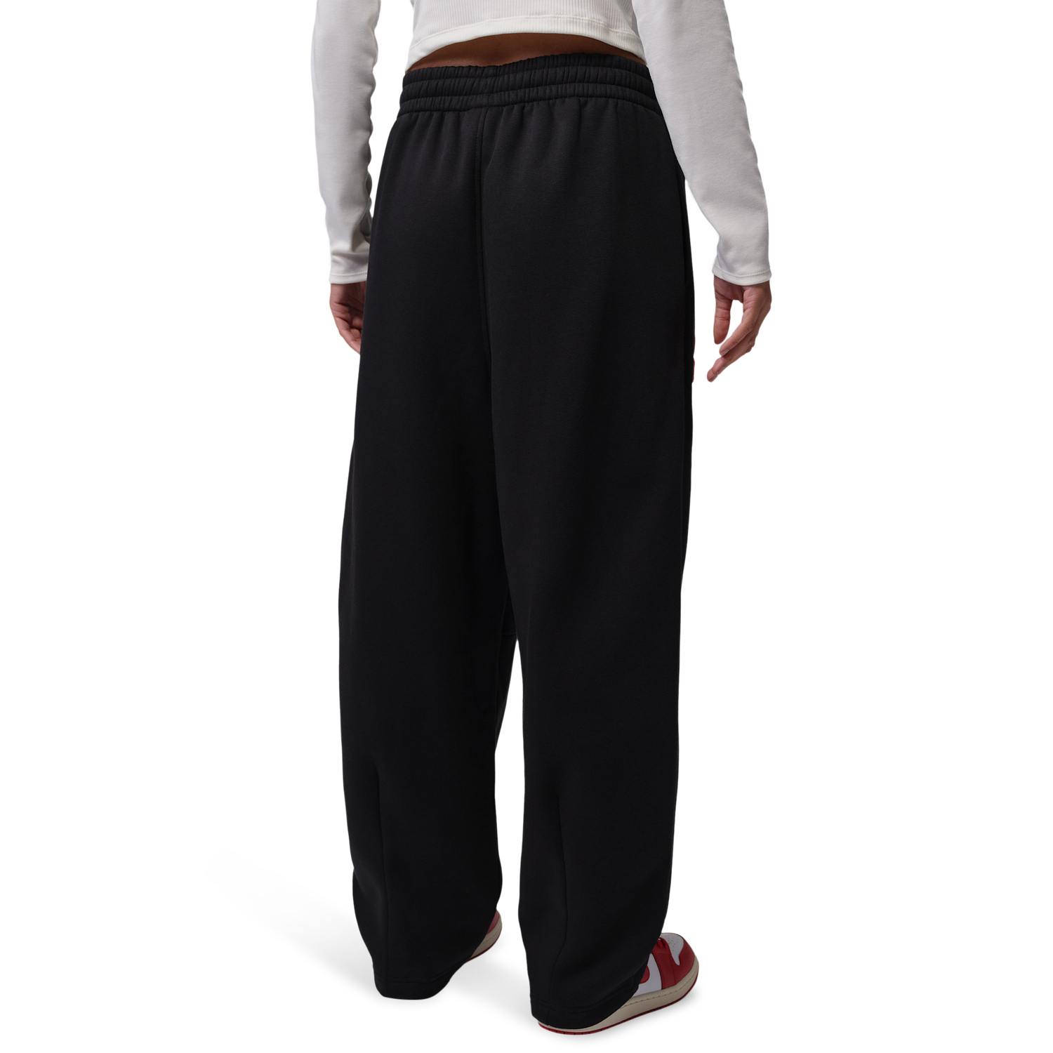 Jordan Brooklyn Fleece FT WL Pant GFX - Women's - Gym Red/Black