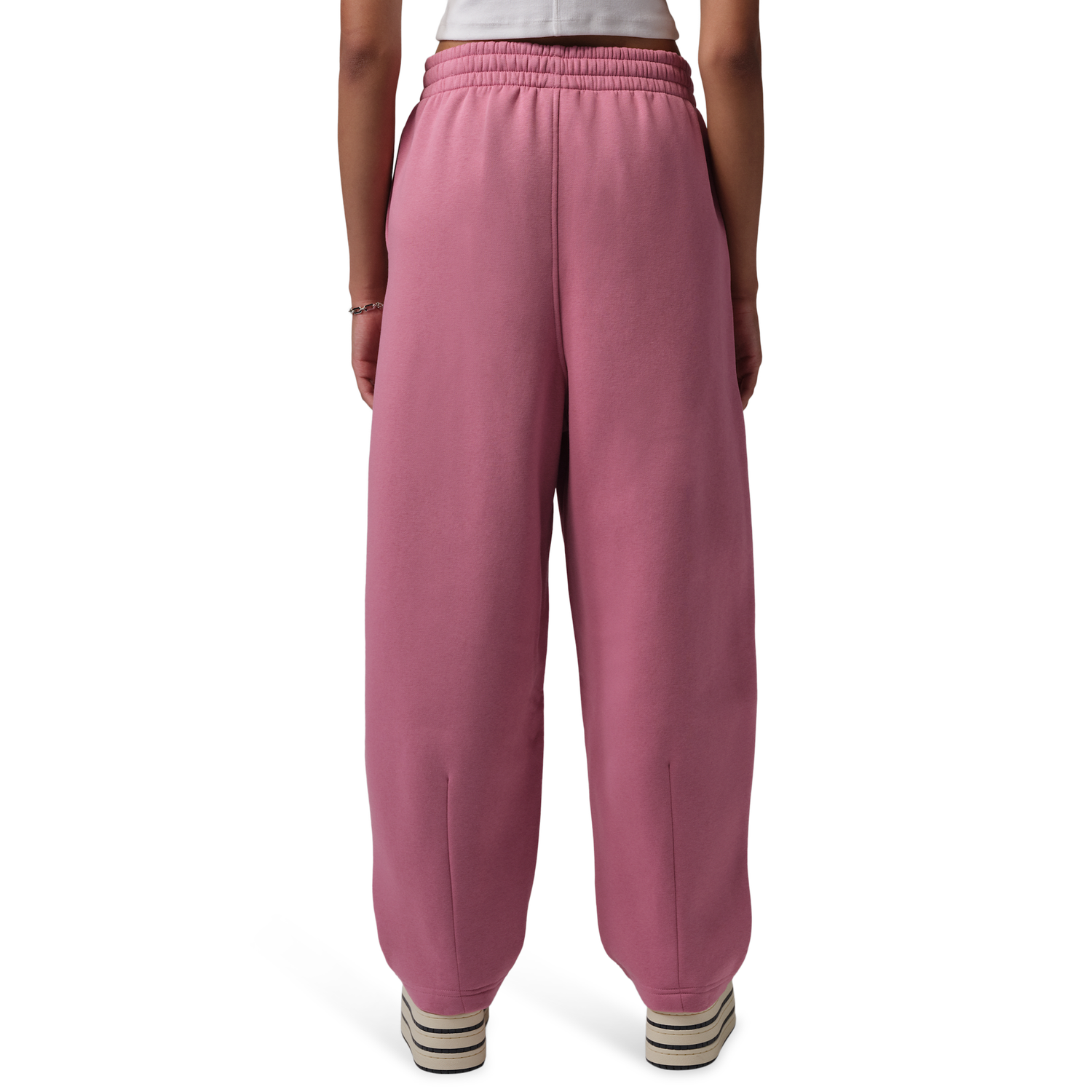 Jordan Brooklyn Fleece FT WL Pant GFX - Women's - Desert Berry/Sail