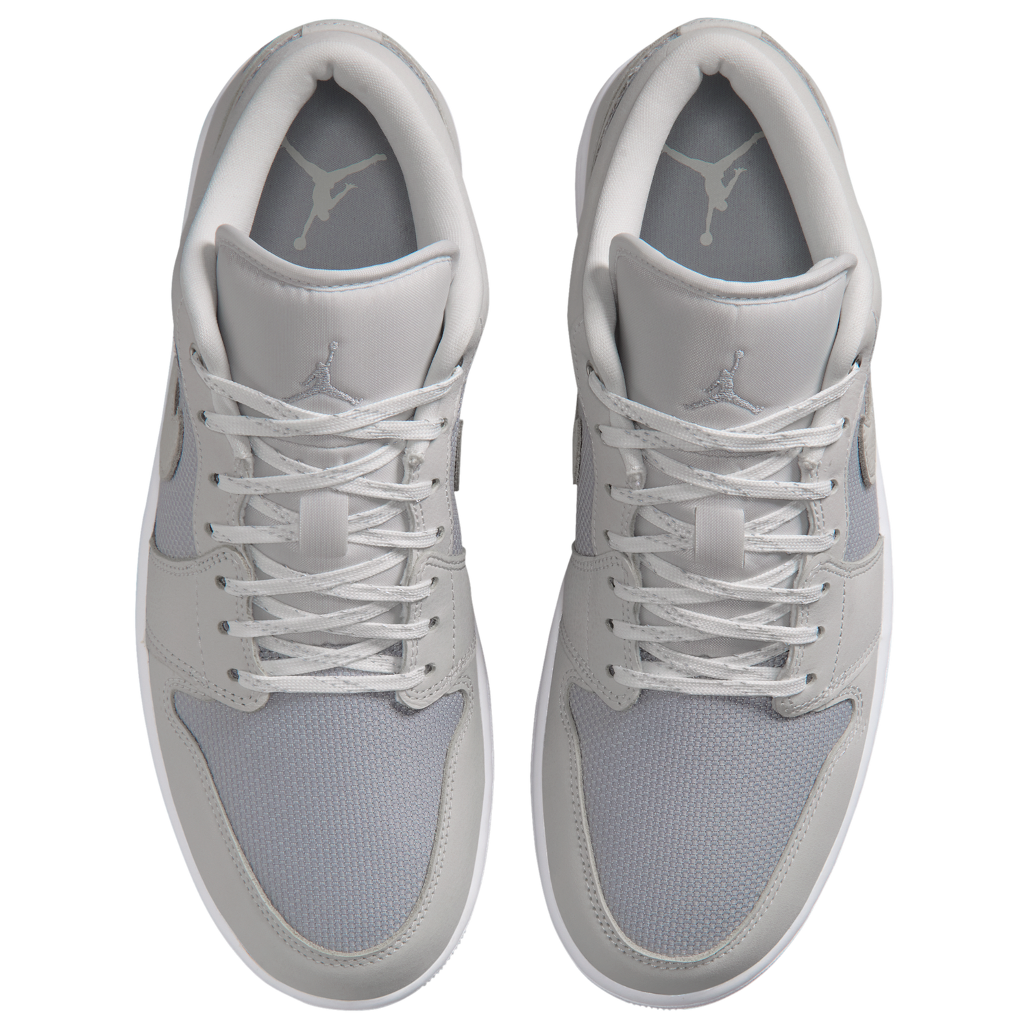 Jordan Air Jordan 1 Low SE - Men's - Off White/Light Smoke Grey/Soft Pearl