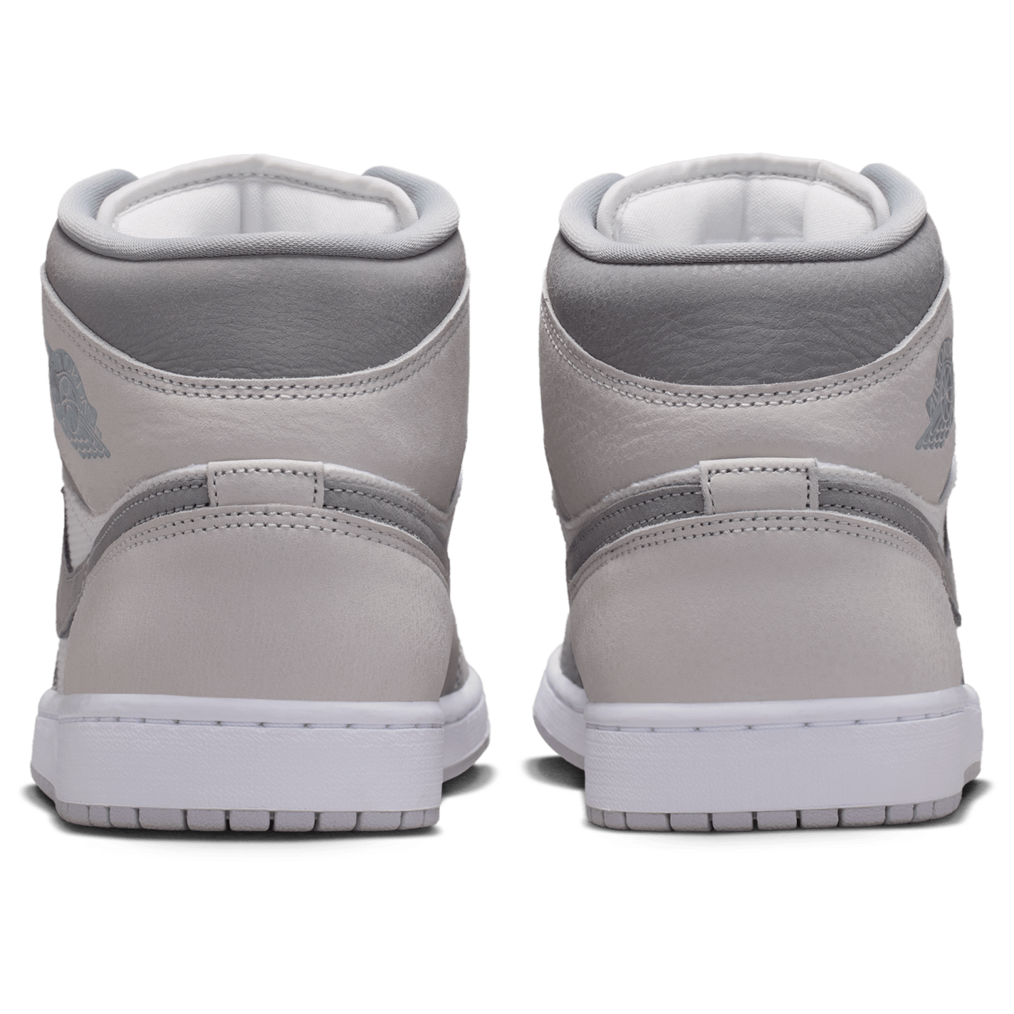 Jordan Air Jordan 1 Mid SE - Men's - Summit White/Light Smoke Grey/Phantom