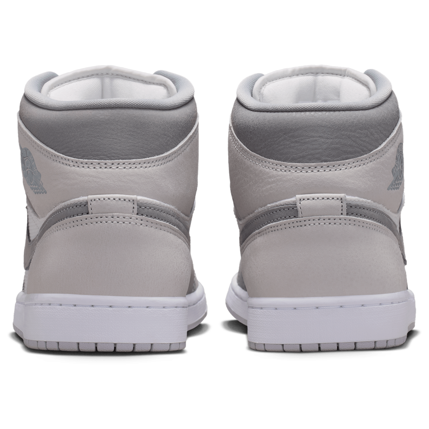 Jordan Air Jordan 1 Mid SE - Men's - Summit White/Light Smoke Grey/Phantom