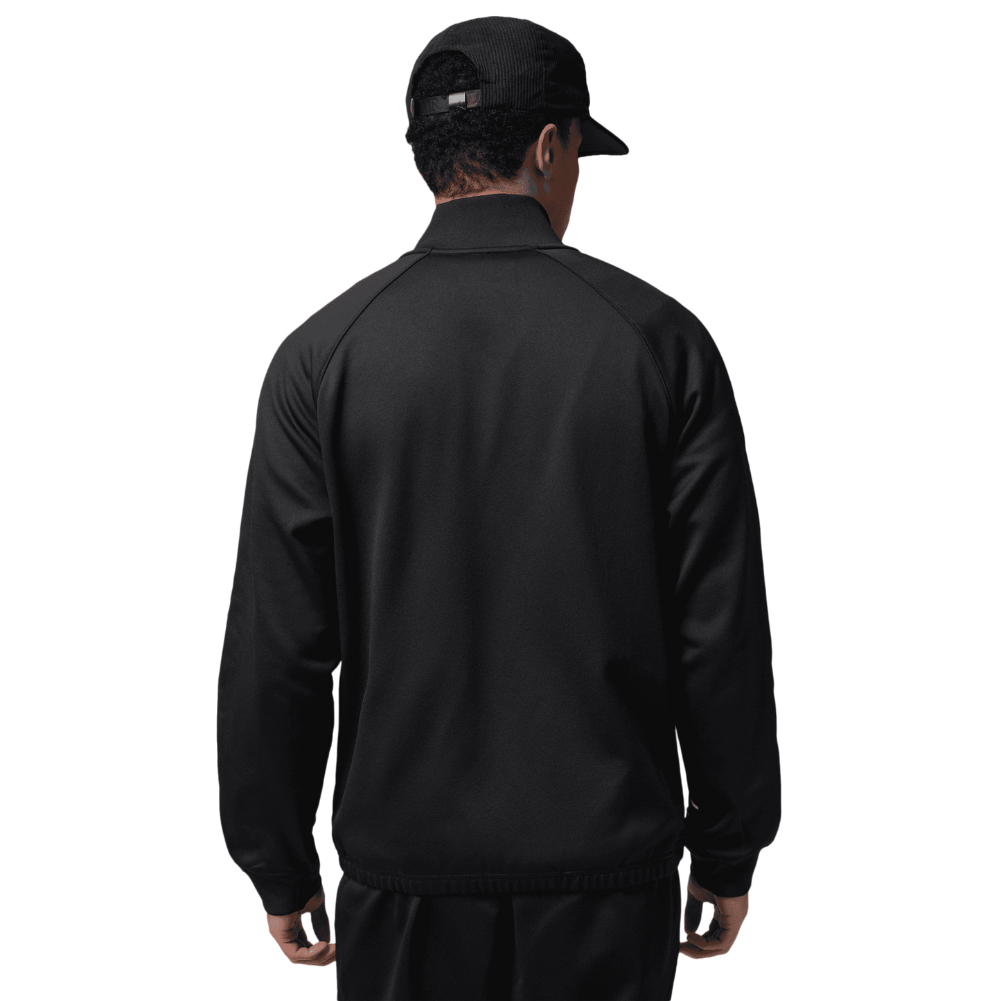 Jordan Brooklyn Tricot Track Suit Jacket - Men's - Black/White