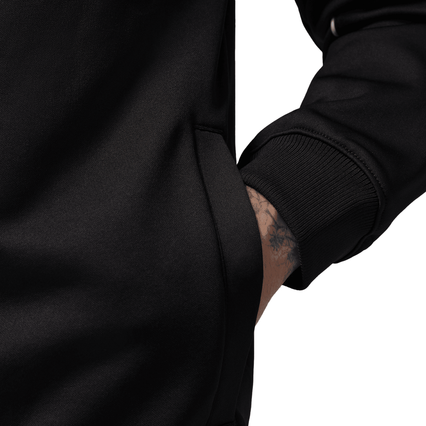 Jordan Brooklyn Tricot Track Suit Jacket - Men's - Black/White