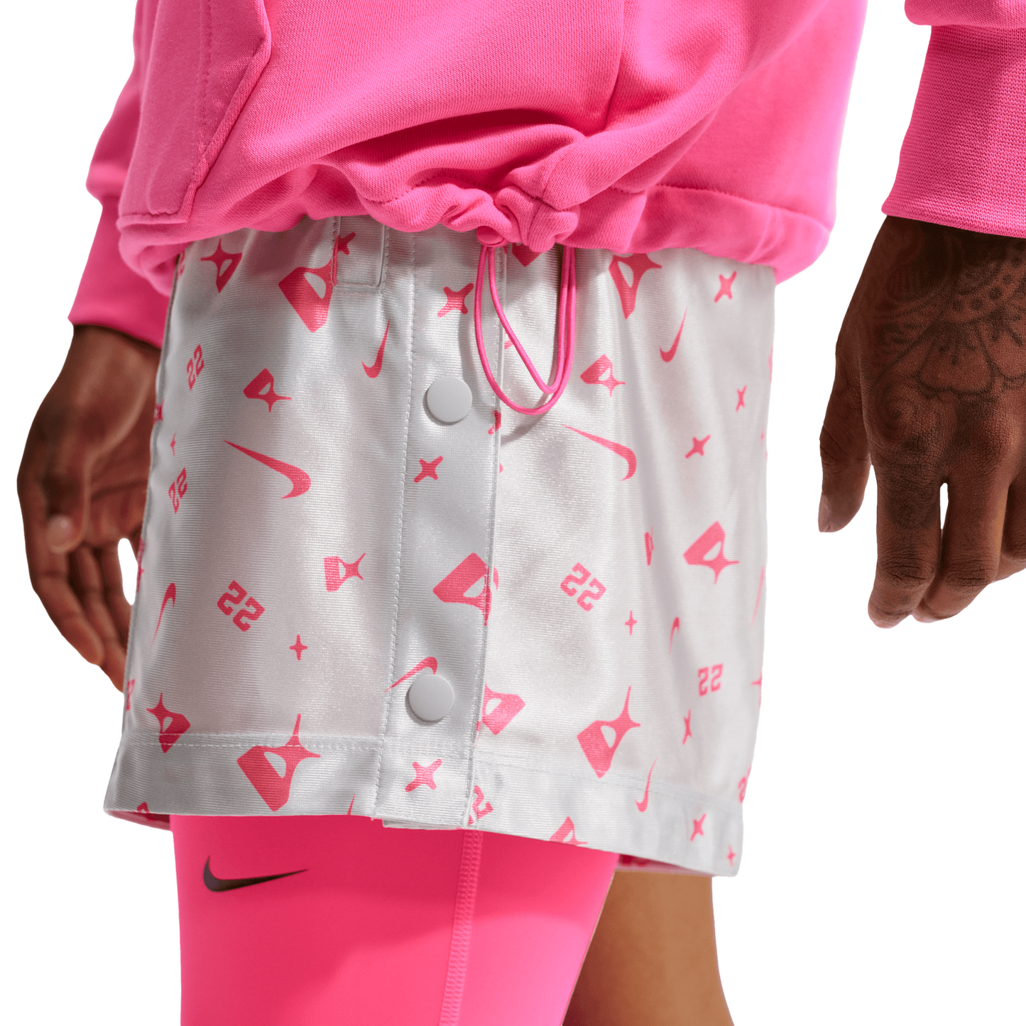 Nike A'Ja Signature Hoodie - Women's - Hyper Pink/Hyper Pink