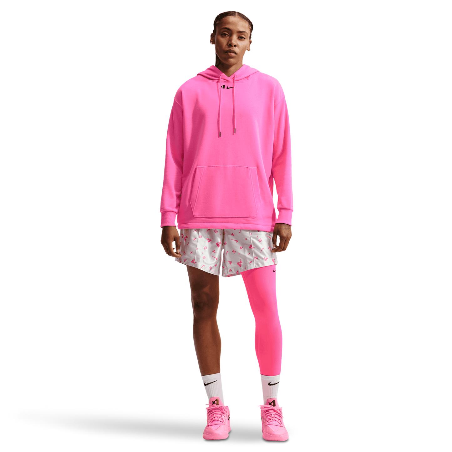Nike A'Ja Signature Hoodie - Women's - Hyper Pink/Hyper Pink