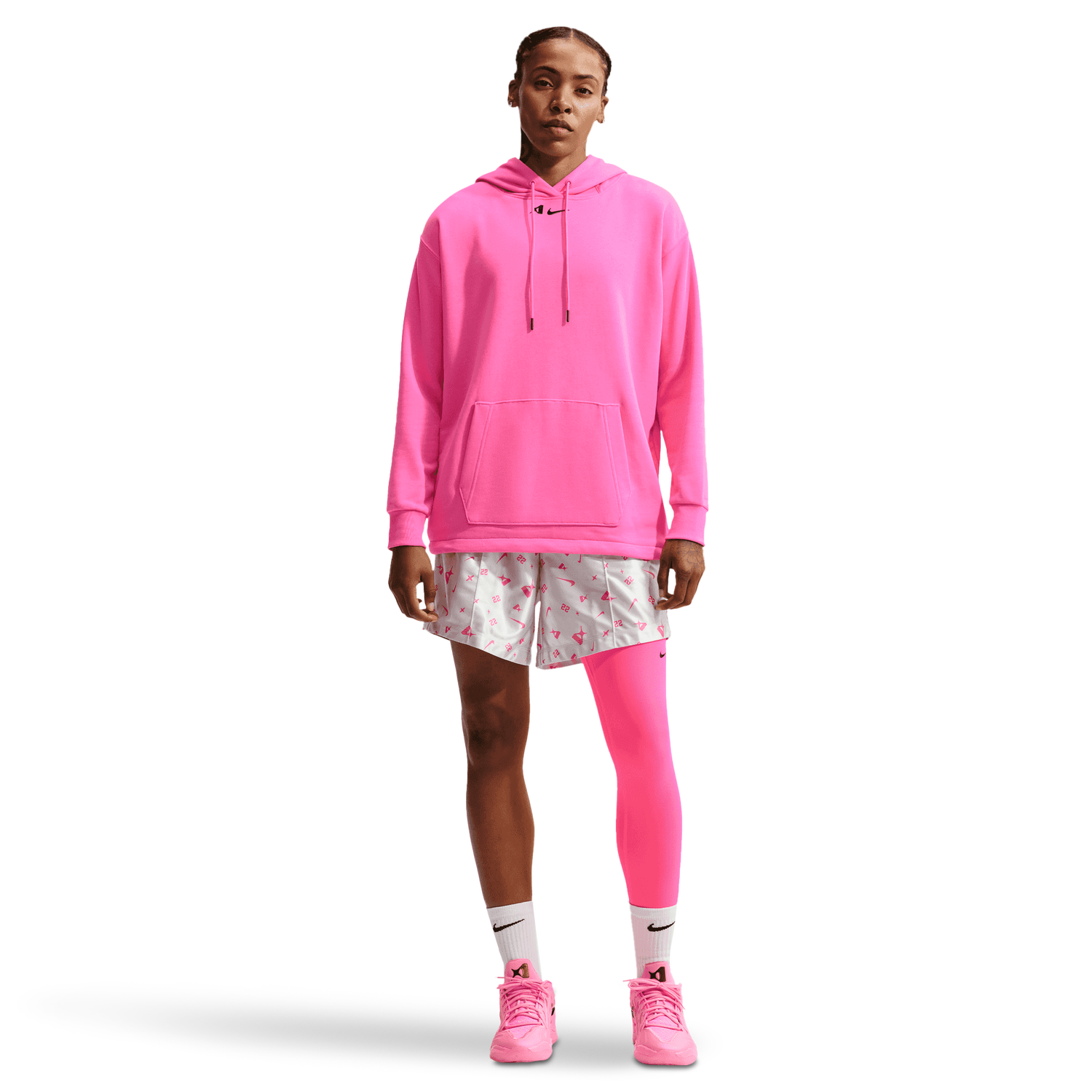 Nike A'Ja Signature Hoodie - Women's - Hyper Pink/Hyper Pink