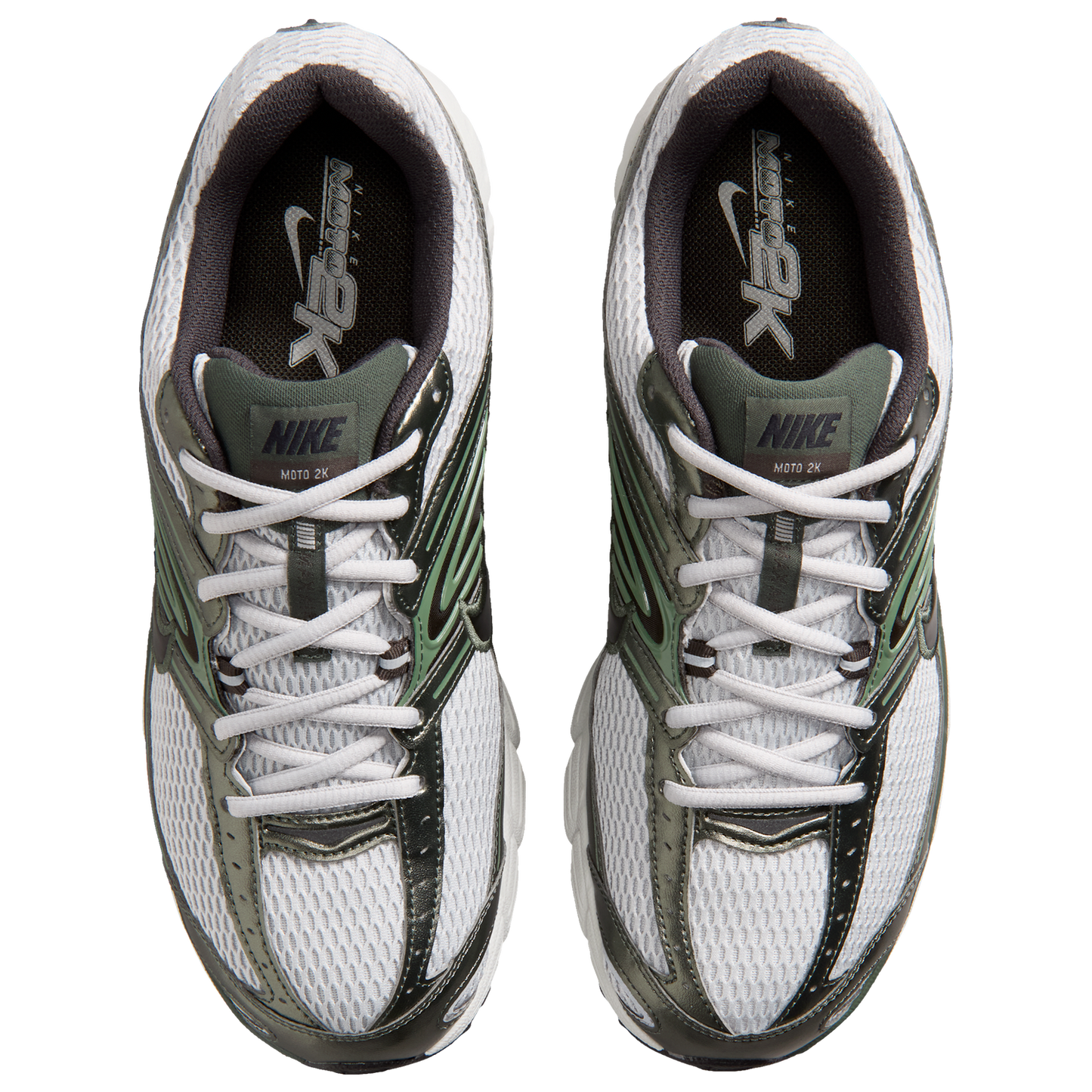 Nike Air Max Moto 2K - Men's - Grey Fog/Black/Camo Green