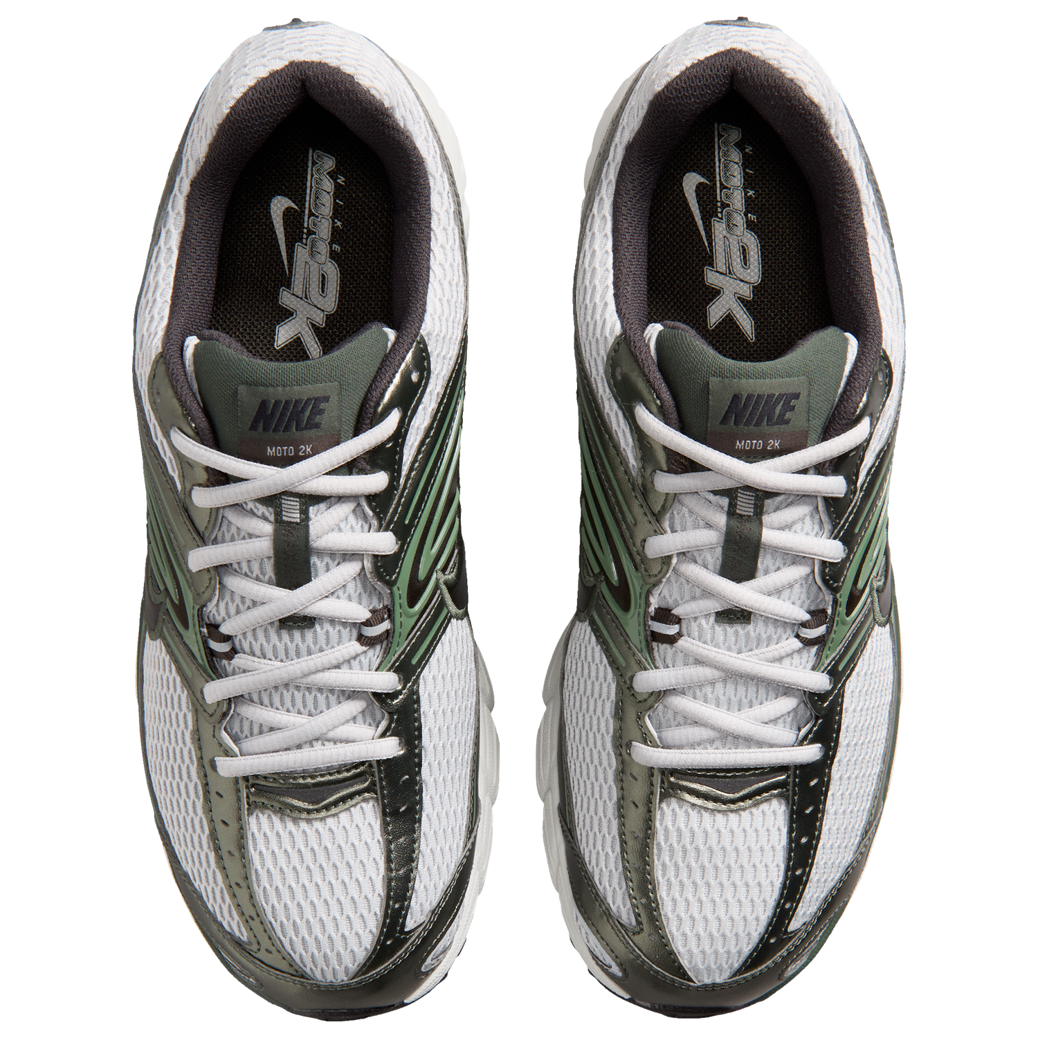 Nike Air Max Moto 2K - Men's - Grey Fog/Black/Camo Green