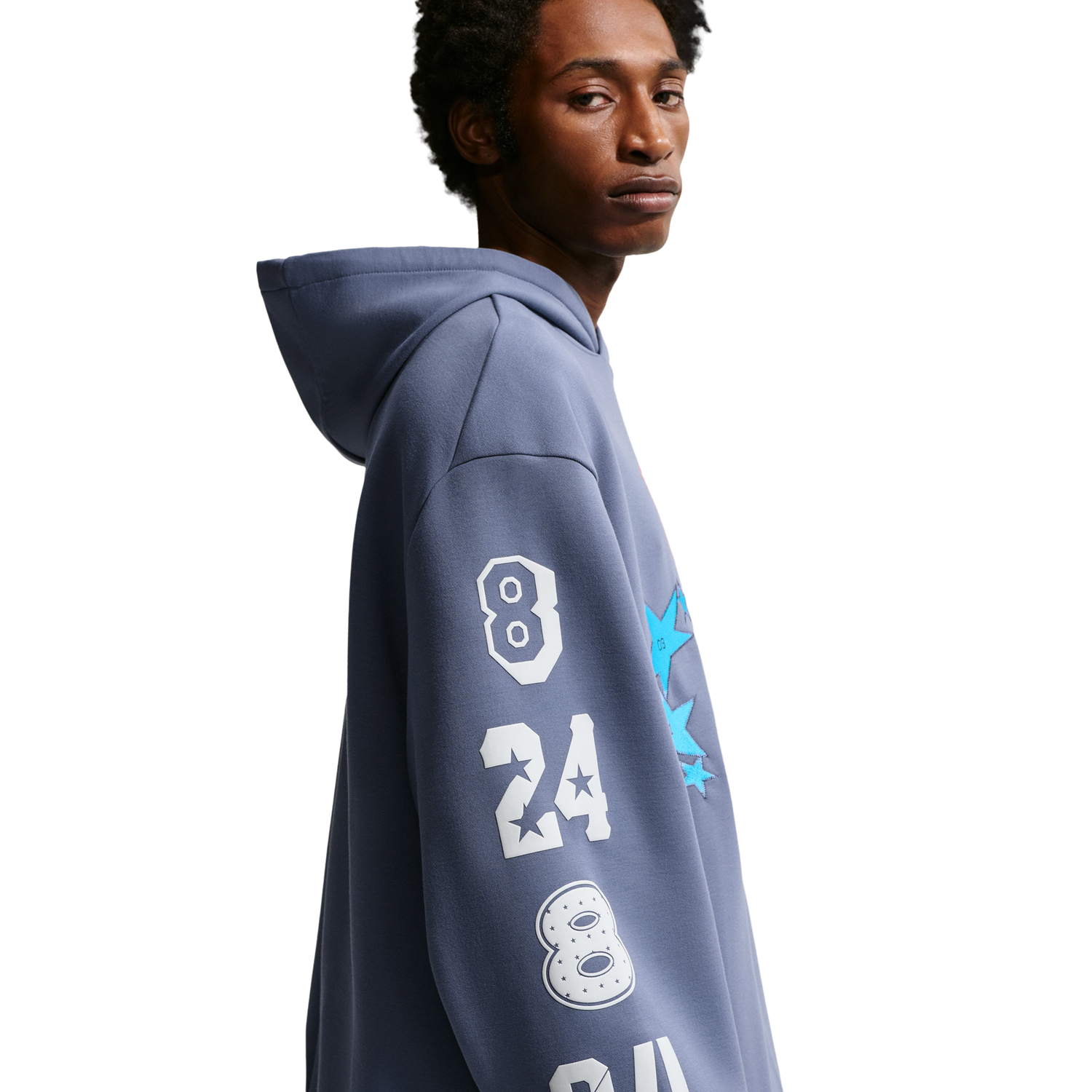 Nike Kobe All Star Weekend Fleece Pullover Hoodie - Men's - Diffused Blue/Pure Platinum/Thunder Blue