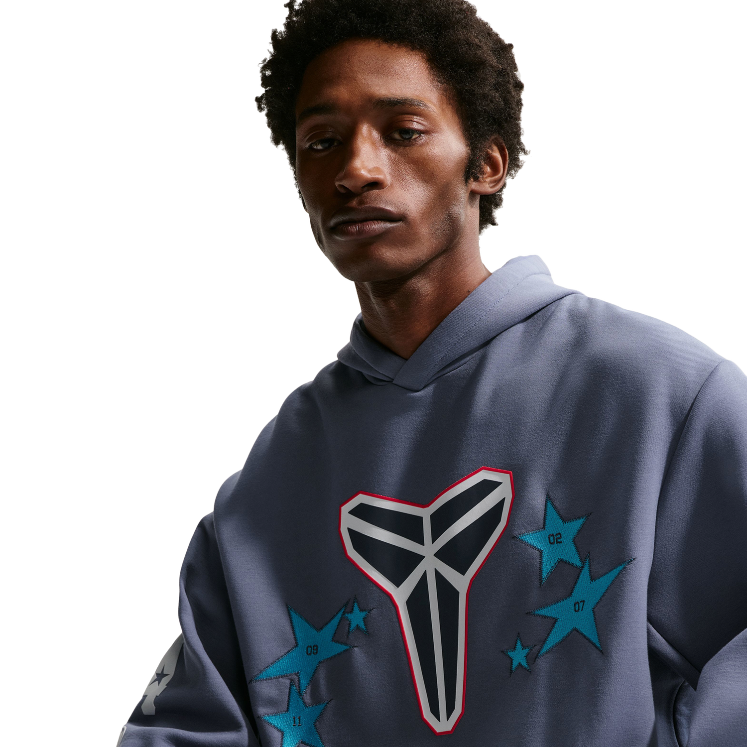 Nike Kobe All Star Weekend Fleece Pullover Hoodie - Men's - Diffused Blue/Pure Platinum/Thunder Blue