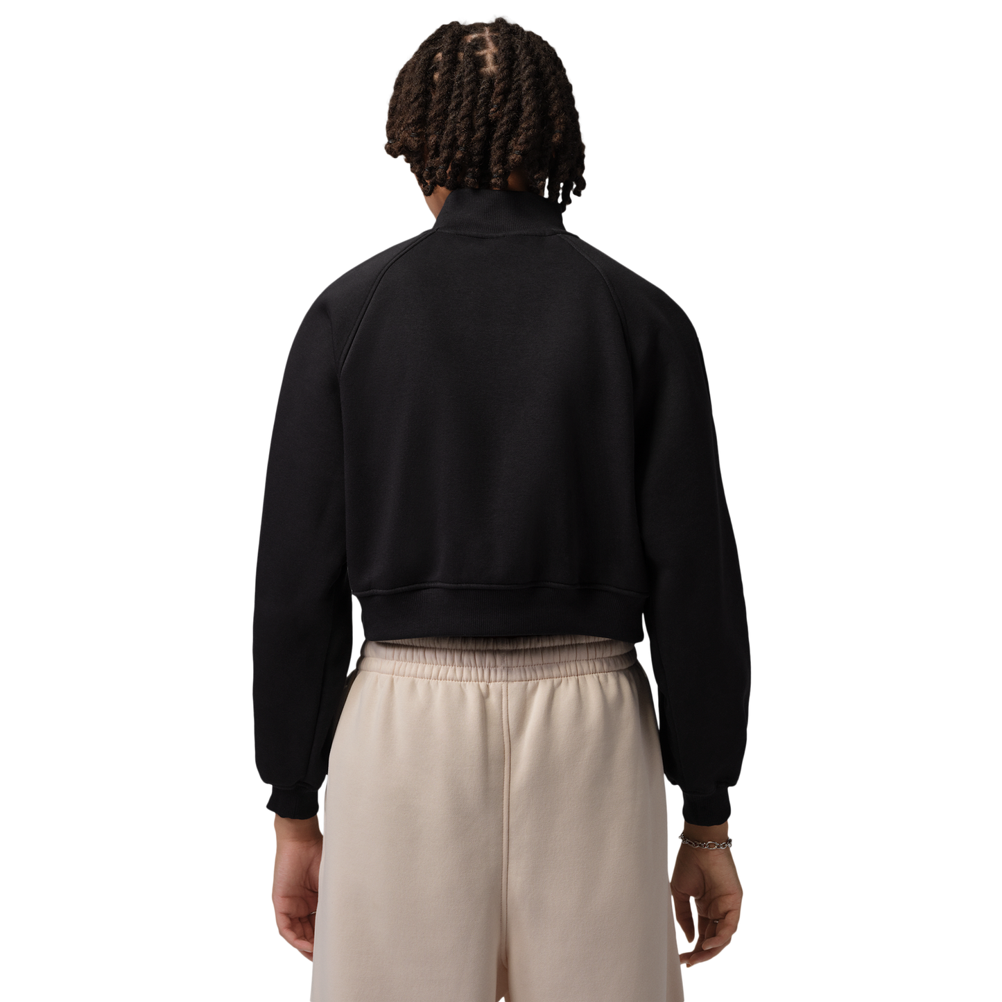 Jordan Brooklyn Fleece Md Crop Qz BB - Women's - Black