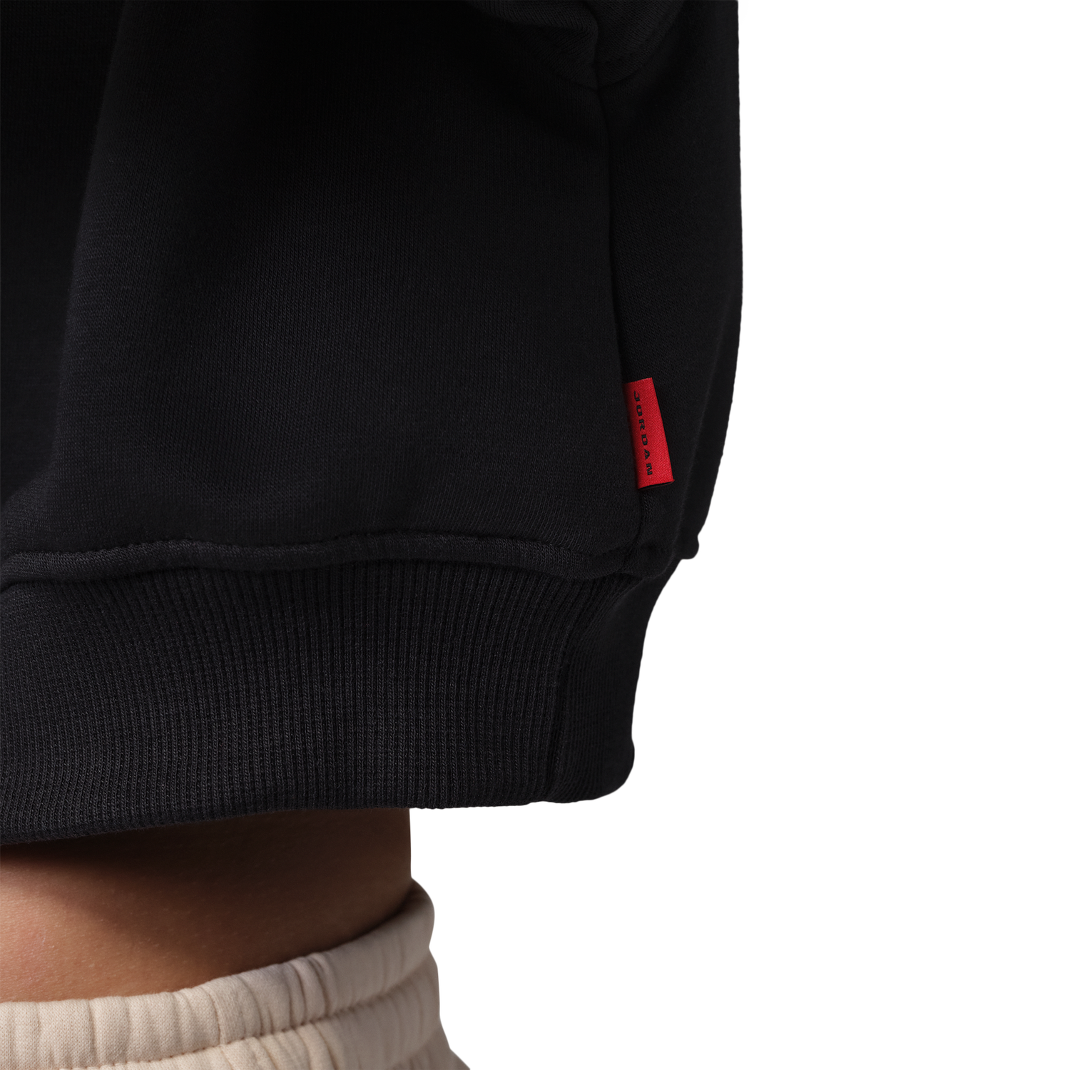 Jordan Brooklyn Fleece Md Crop Qz BB - Women's - Black
