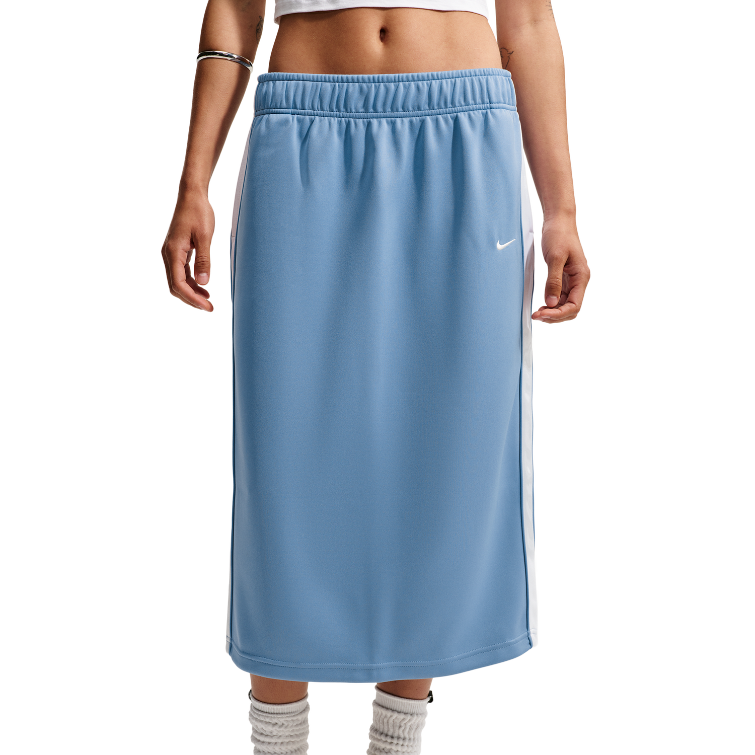 Nike Track Skirt - Women's - White/Work Blue/Sail