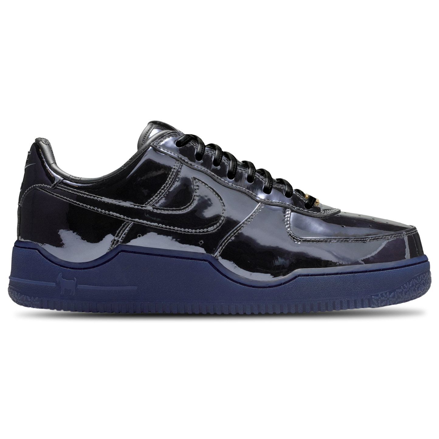 Nike Air Force 1 Low '07 - Men's - Black/Black/Gold