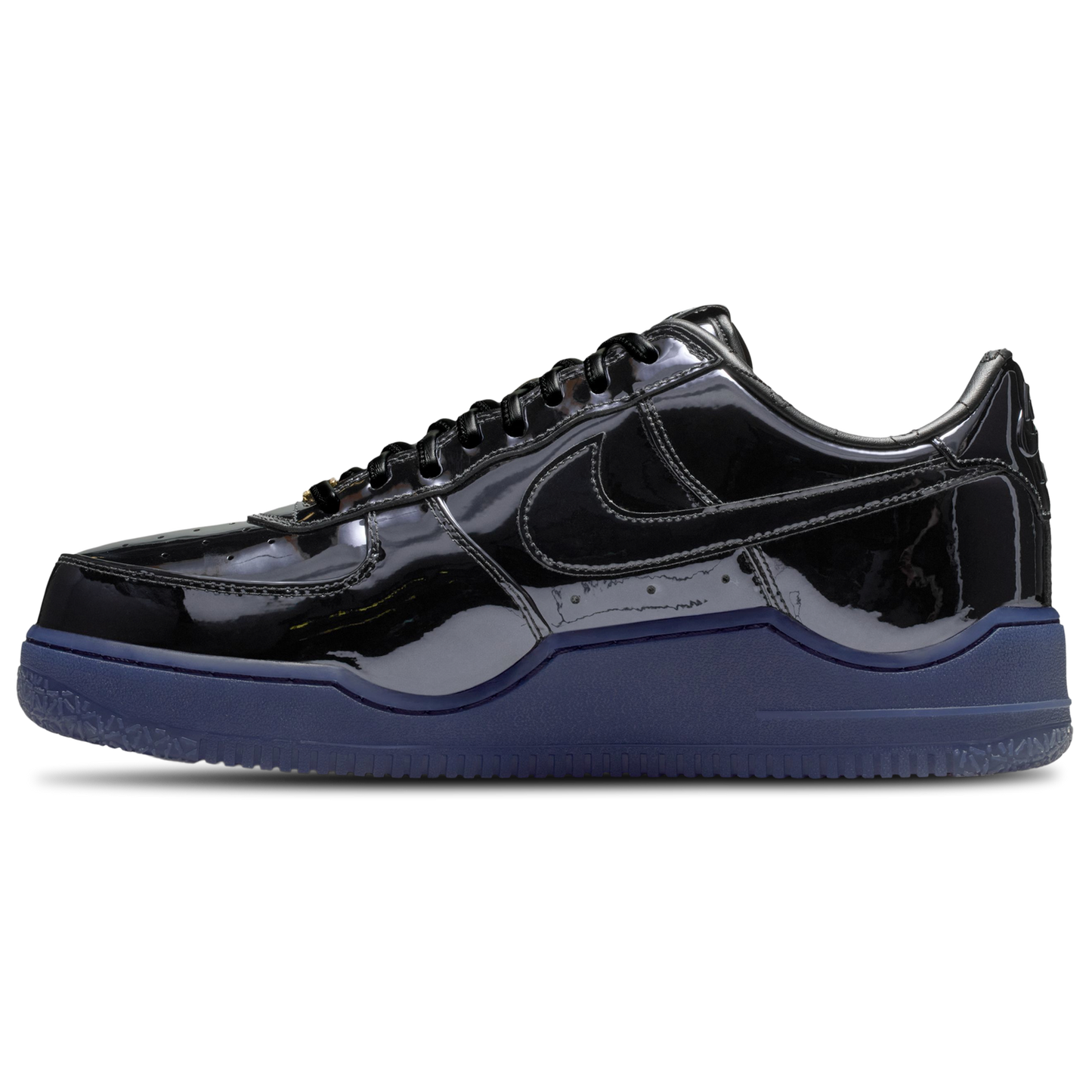 Nike Air Force 1 Low '07 - Men's - Black/Black/Gold