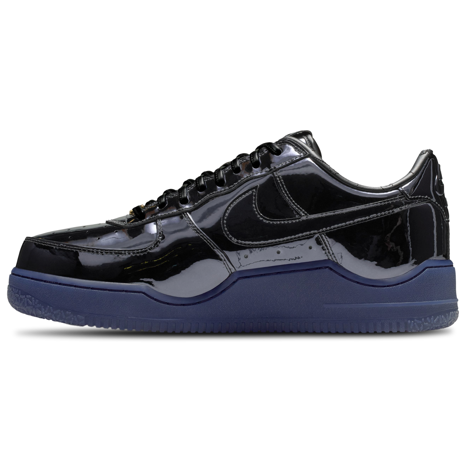 Nike Air Force 1 Low '07 - Men's - Black/Black/Gold