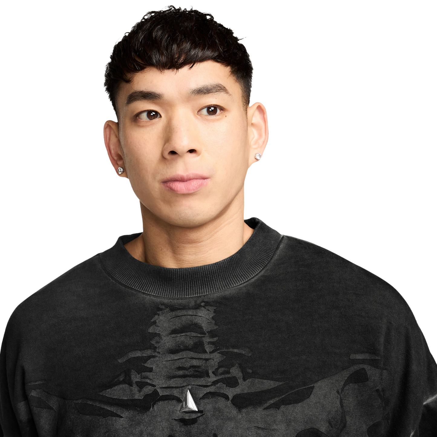 Nike Ja Dri-Fit Long Sleeve Waffle Shirt - Men's - Black/Black