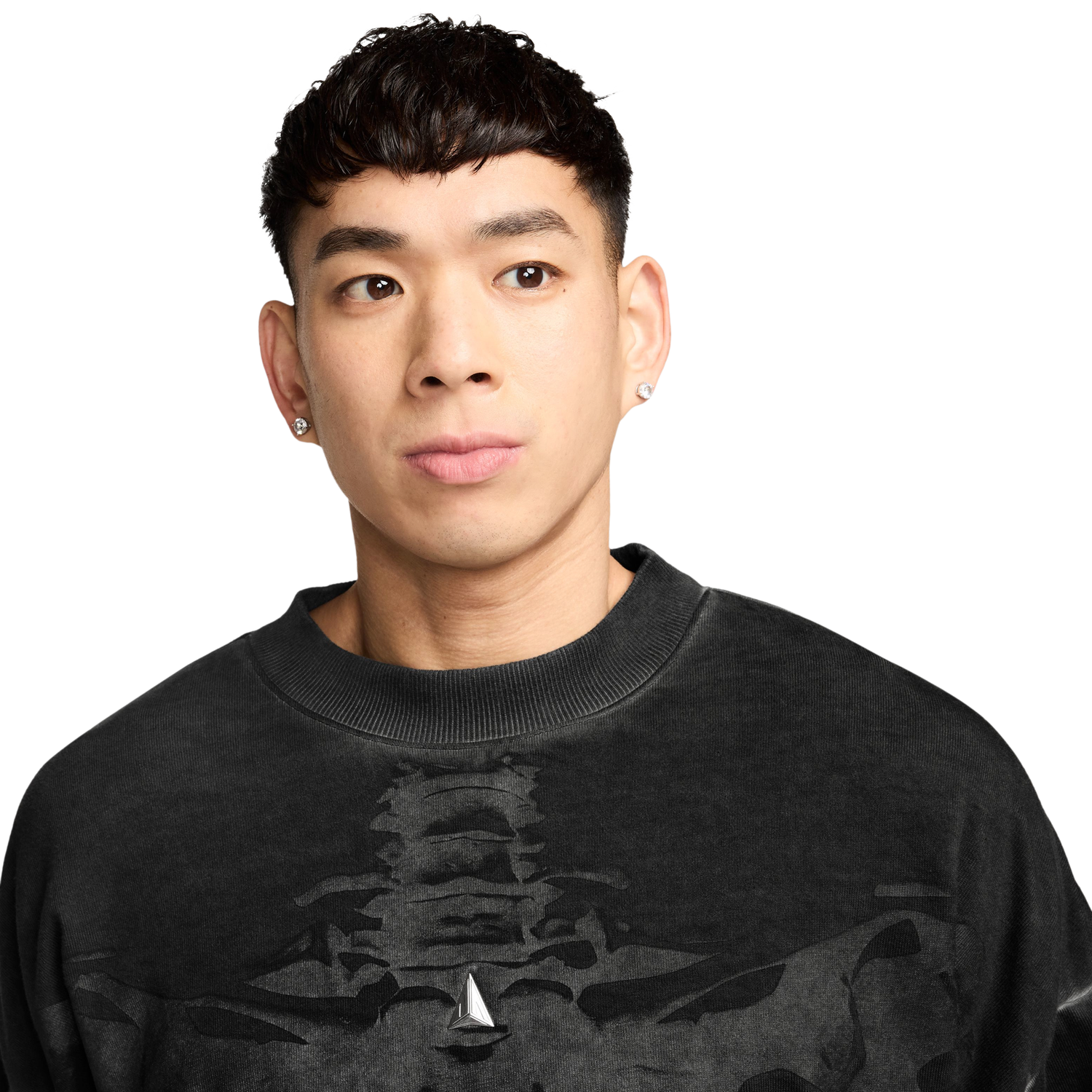 Nike Ja Dri-Fit Long Sleeve Waffle Shirt - Men's - Black/Black