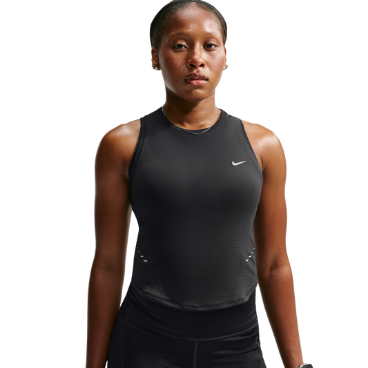 Nike Swift Dri-FIT Seamless Tank - Women's - Reflective Silv/Black/Cool Grey