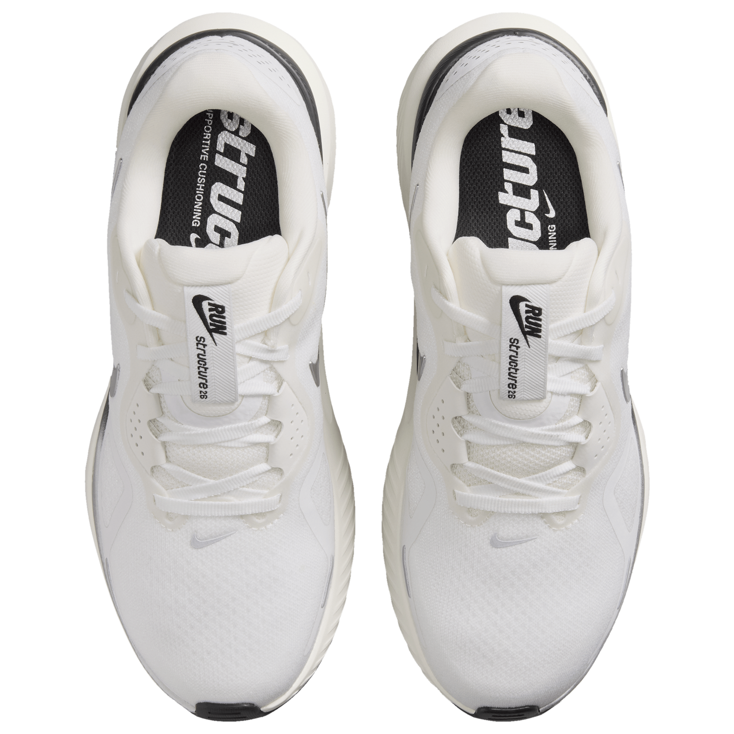 Nike Structure 26 ESS - Women's - Mtlc Silver/Summit White/Anthracite