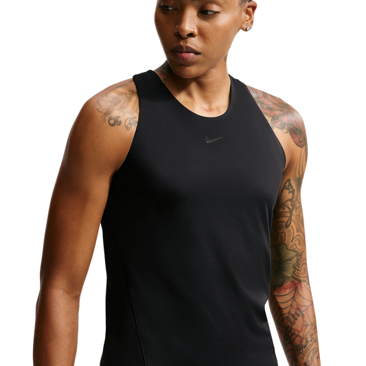 Nike Dri-FIT Universal Tank - Women's - Black/Dk Smoke Grey