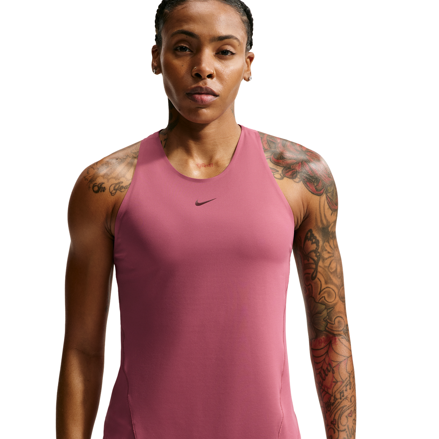 Nike Dri-FIT Universal Tank - Women's - Pink Smoke/Mystic Dates