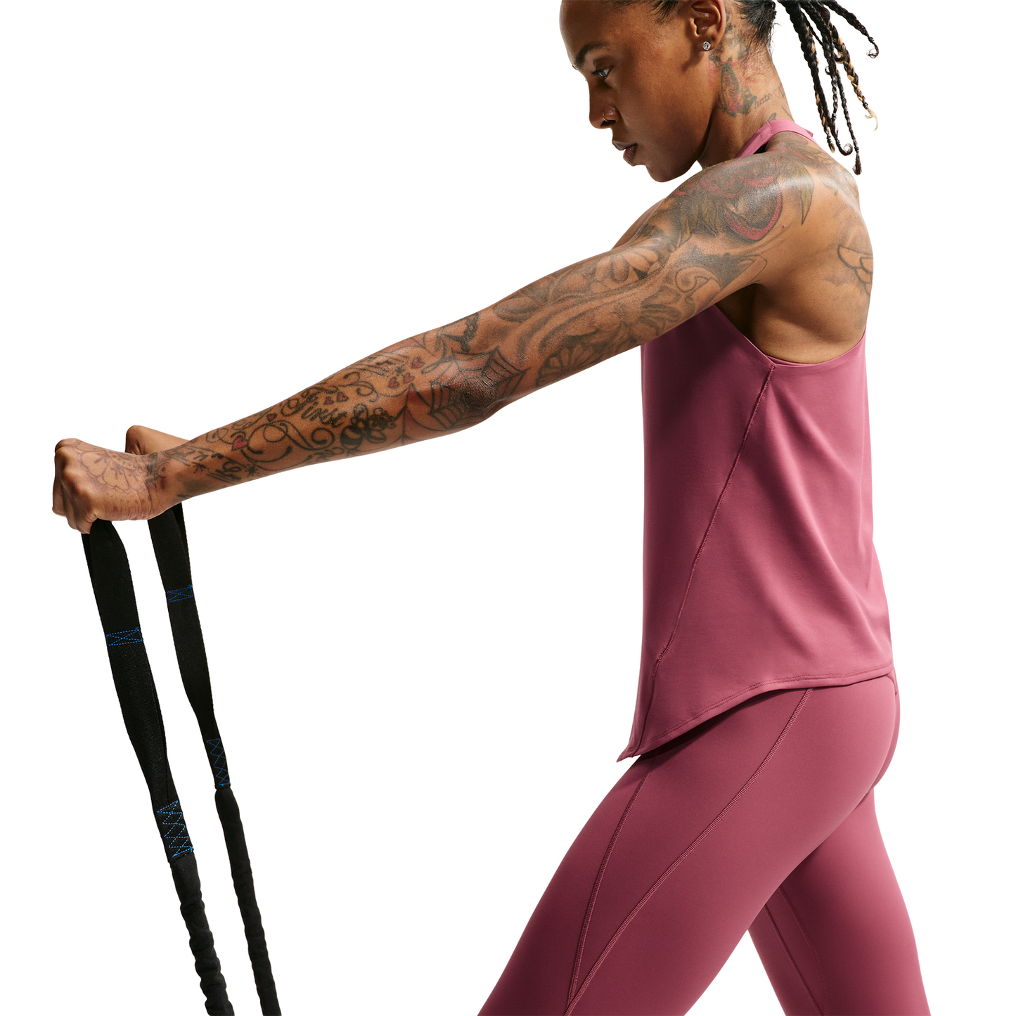 Nike Dri-FIT Universal Tank - Women's - Pink Smoke/Mystic Dates