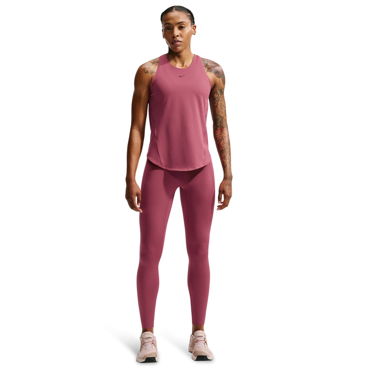 Nike Dri-FIT Universal Tank - Women's - Pink Smoke/Mystic Dates