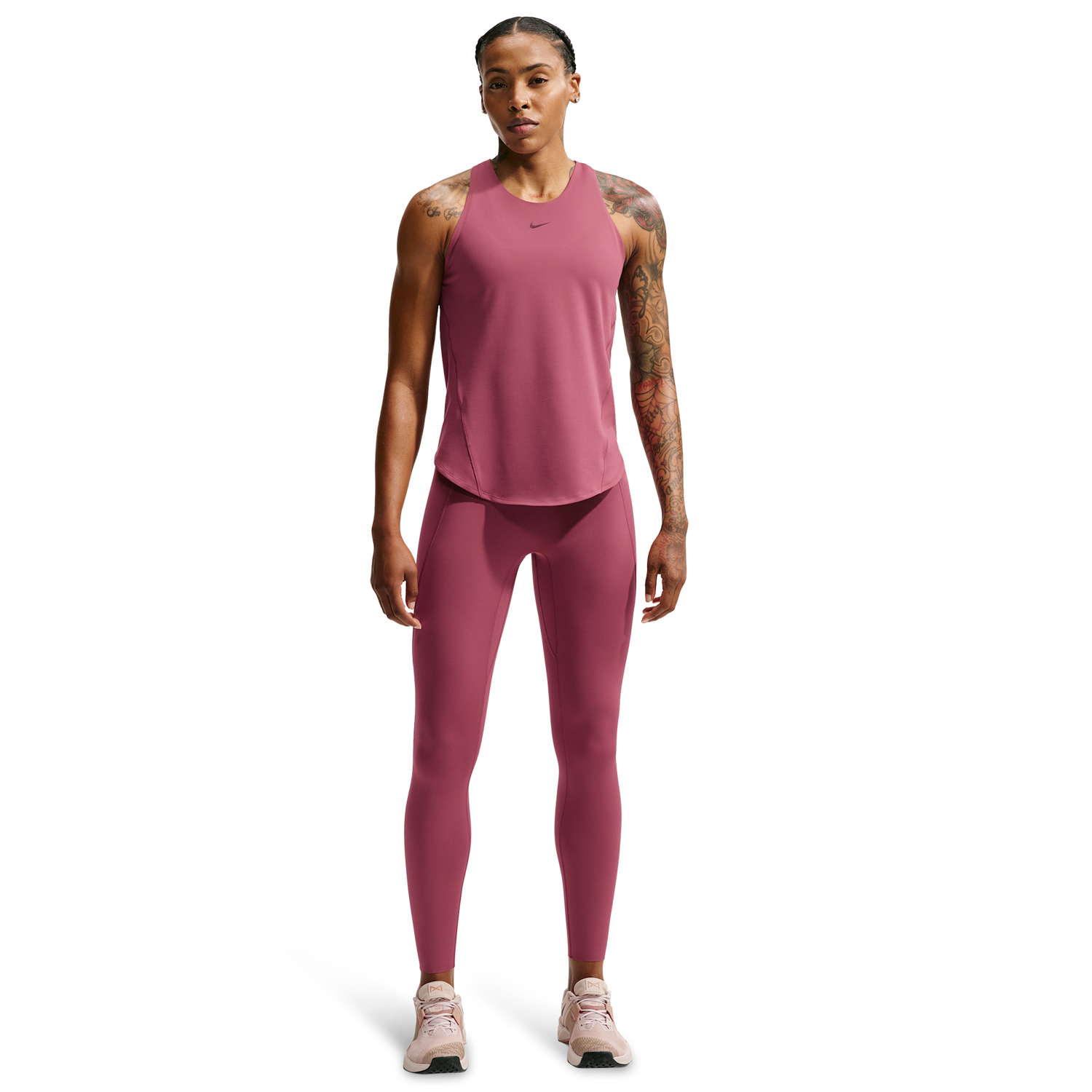 Nike Dri-FIT Universal Tank - Women's - Pink Smoke/Mystic Dates