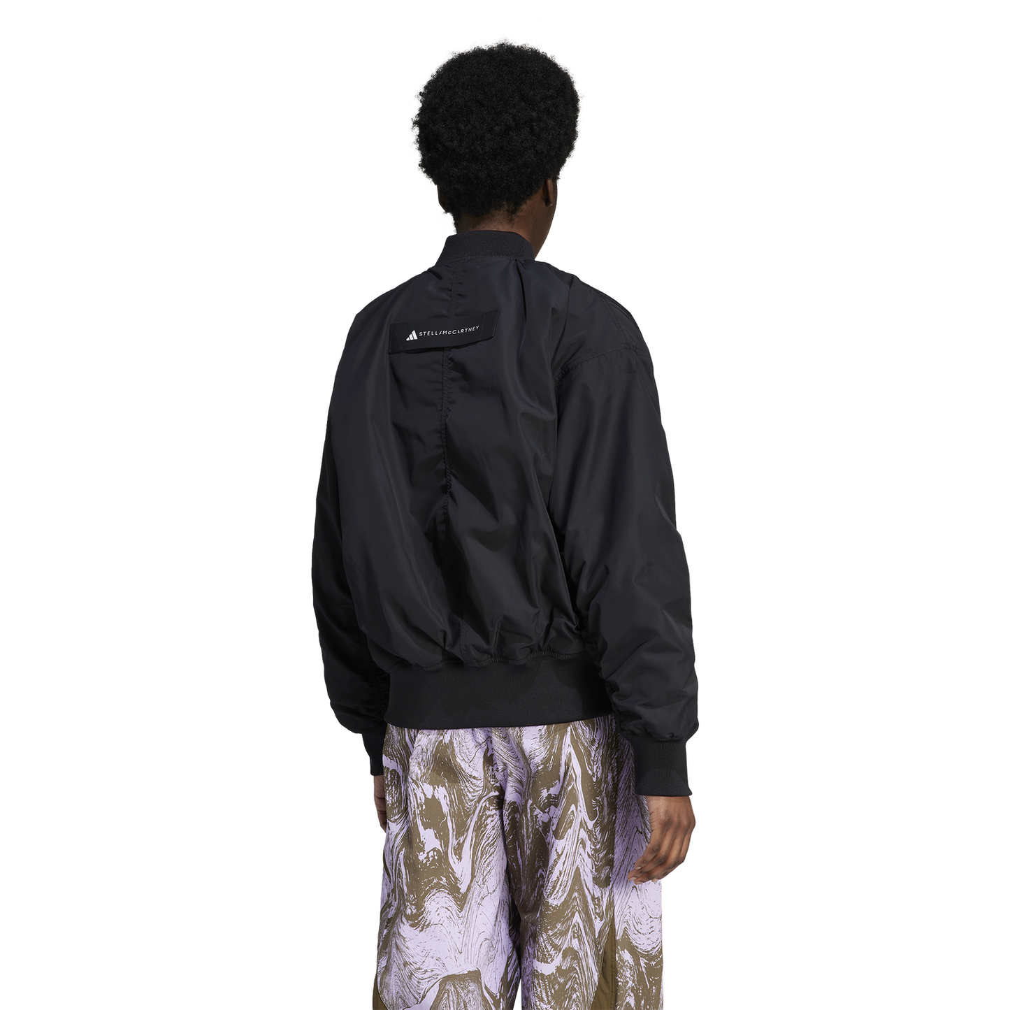 adidas Stella McCartney Sportswear Woven Bomber Jacket  - Women's - Black