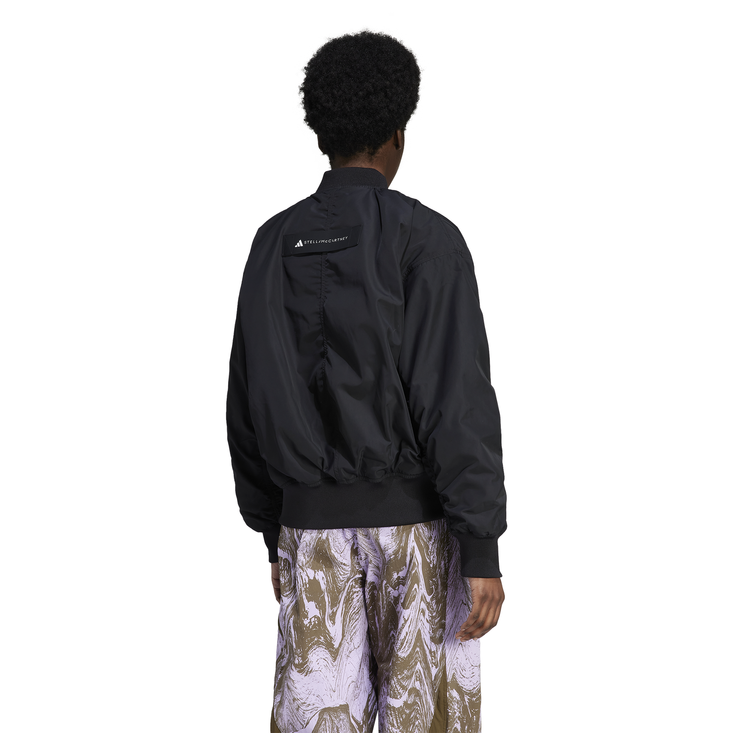 adidas Stella McCartney Sportswear Woven Bomber Jacket  - Women's - Black